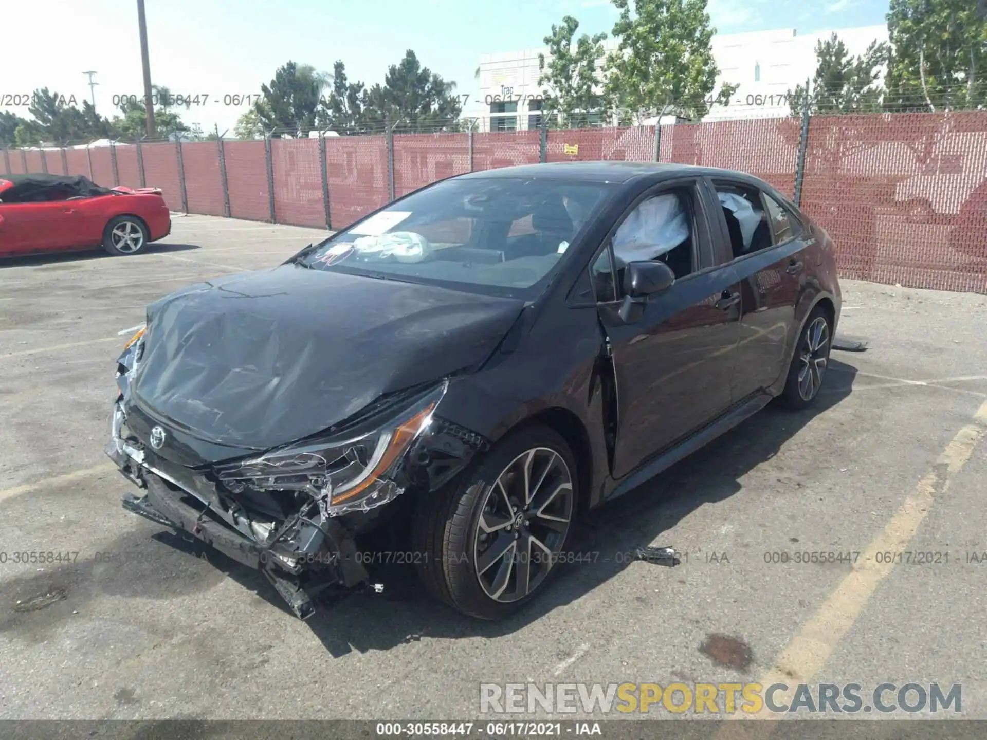 2 Photograph of a damaged car JTDS4MCE4MJ077837 TOYOTA COROLLA 2021