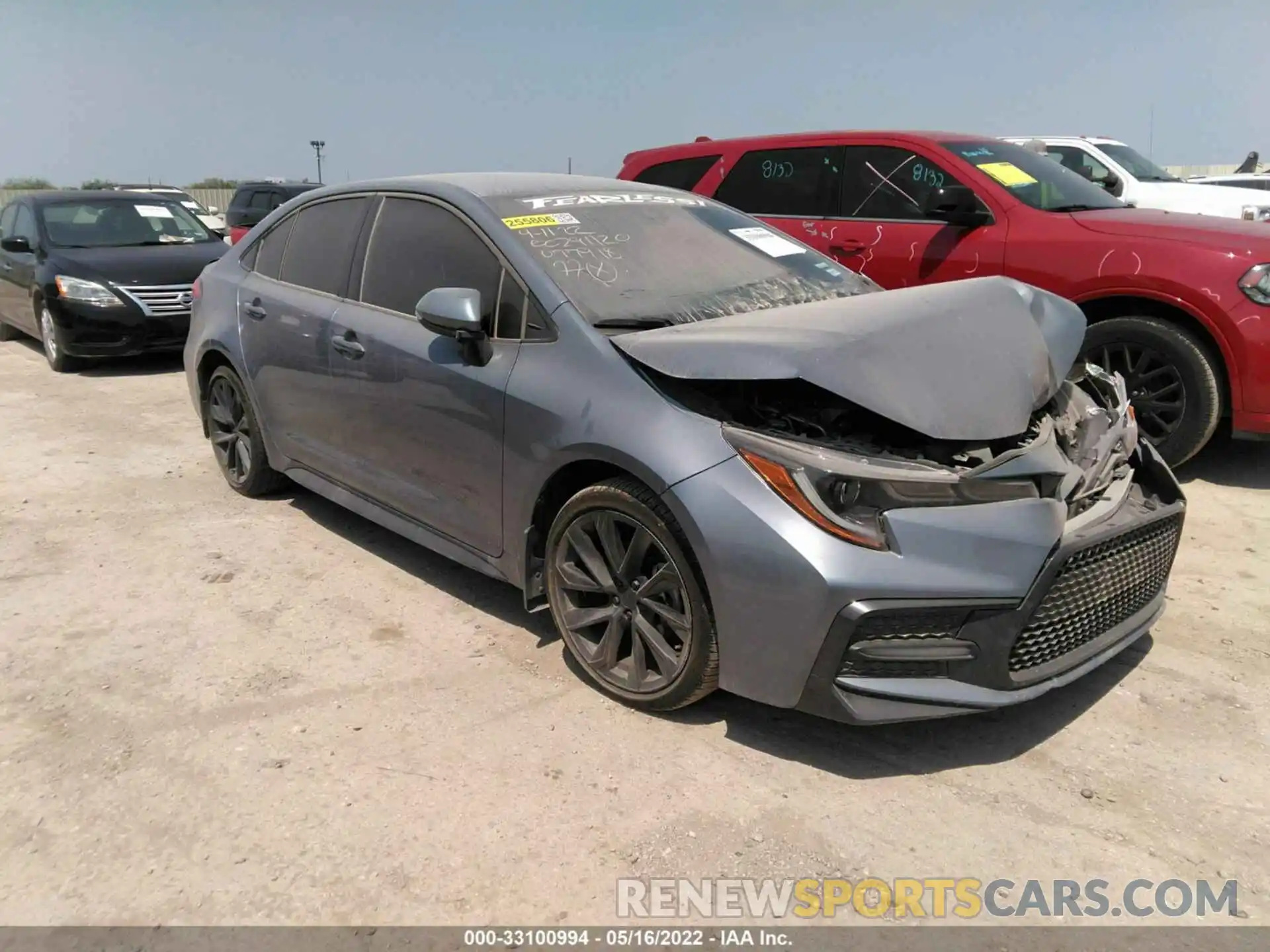 1 Photograph of a damaged car JTDS4MCE4MJ077918 TOYOTA COROLLA 2021