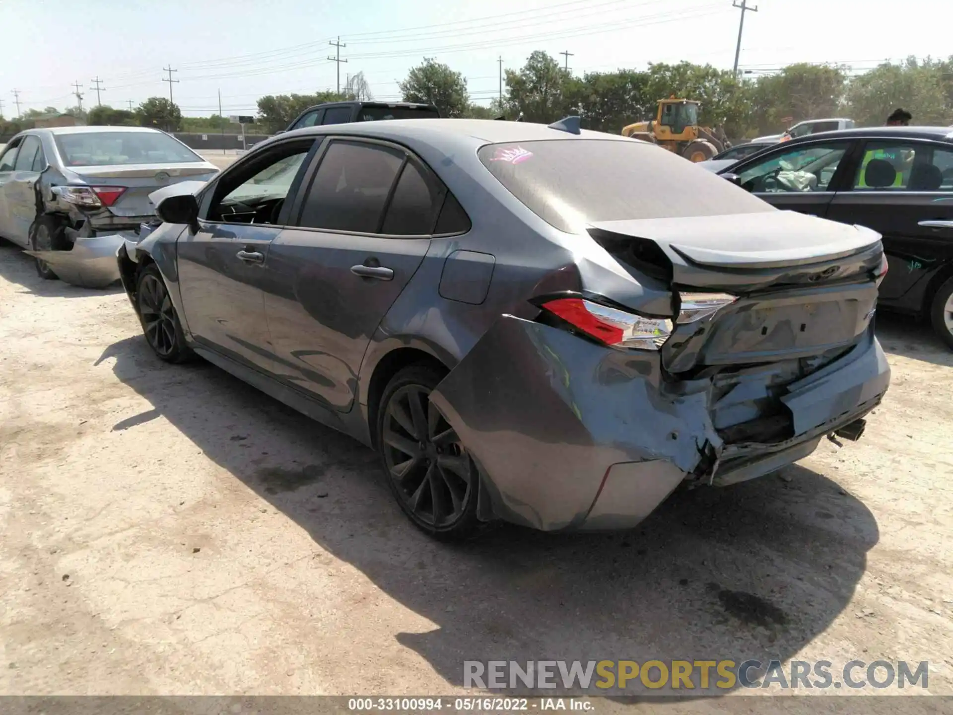 3 Photograph of a damaged car JTDS4MCE4MJ077918 TOYOTA COROLLA 2021