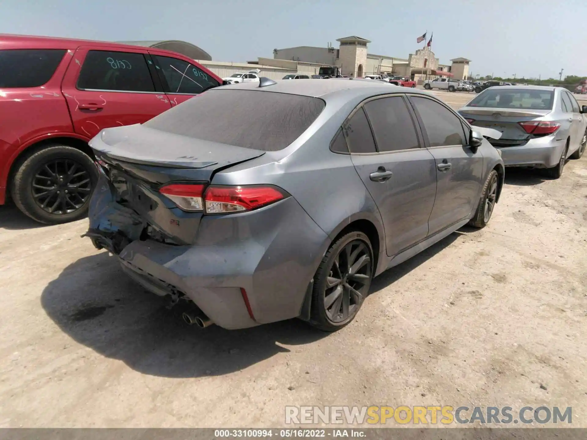 4 Photograph of a damaged car JTDS4MCE4MJ077918 TOYOTA COROLLA 2021