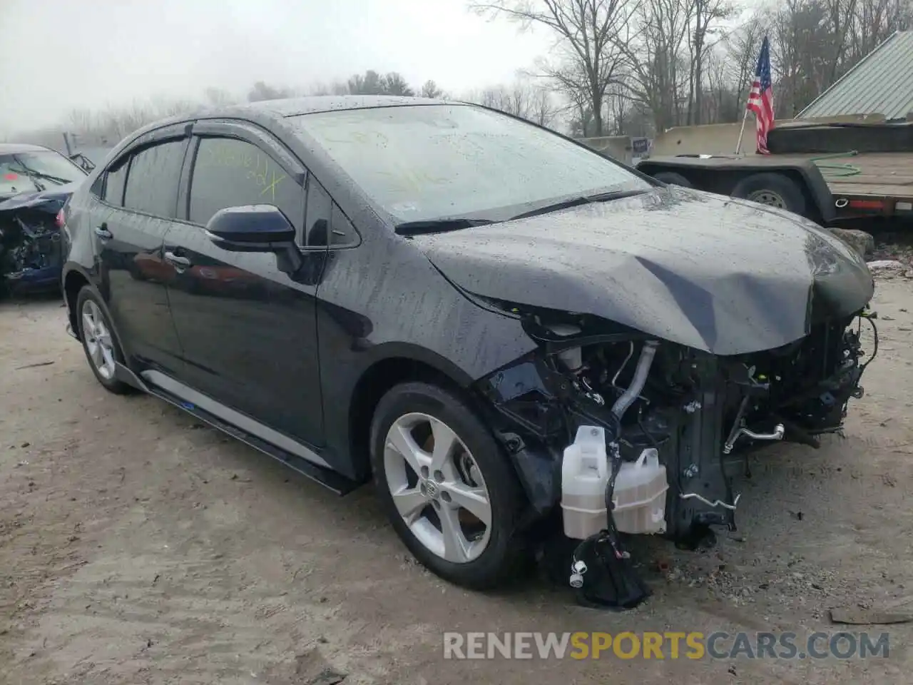 1 Photograph of a damaged car JTDS4MCE4MJ079653 TOYOTA COROLLA 2021