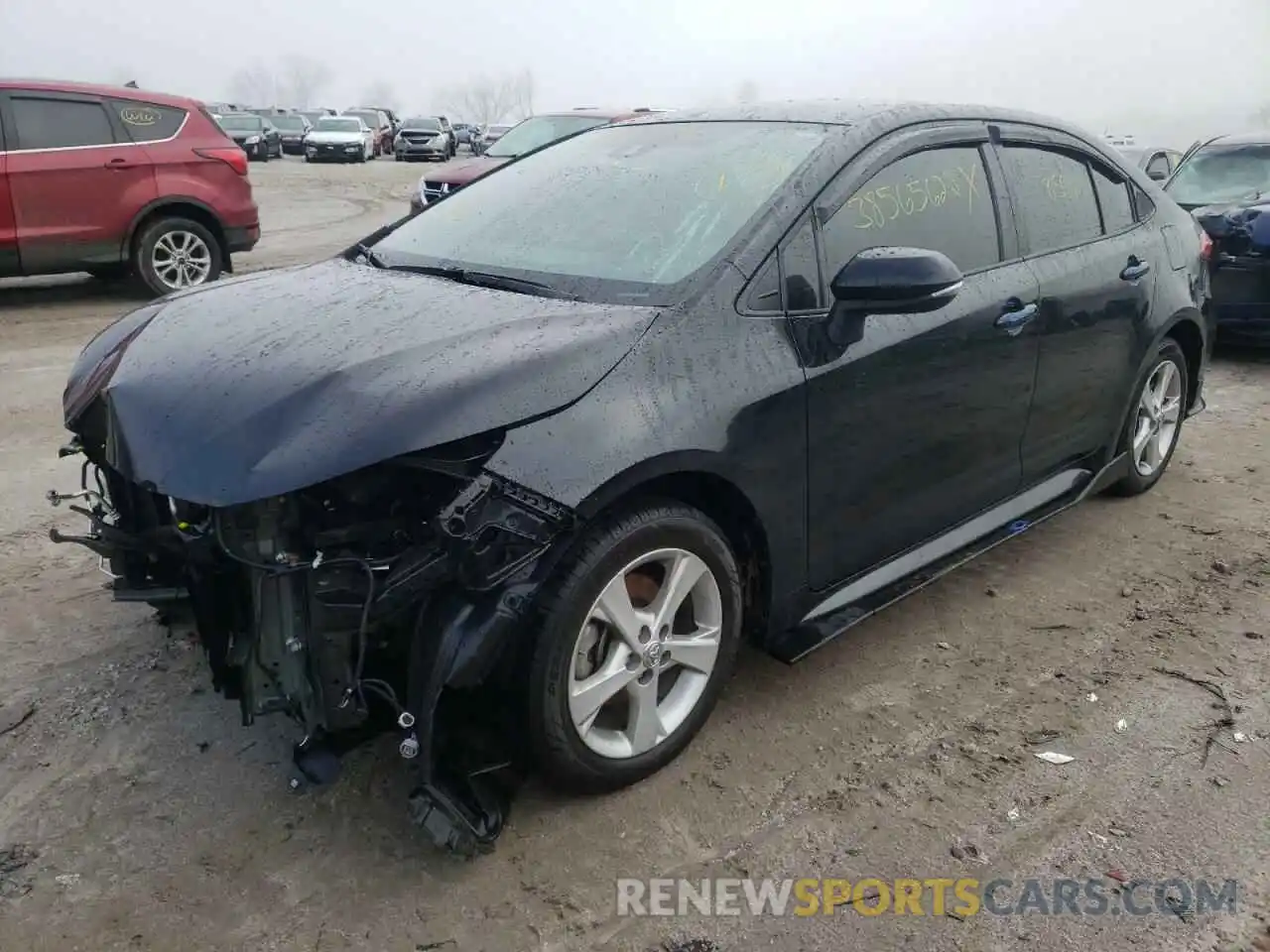 2 Photograph of a damaged car JTDS4MCE4MJ079653 TOYOTA COROLLA 2021