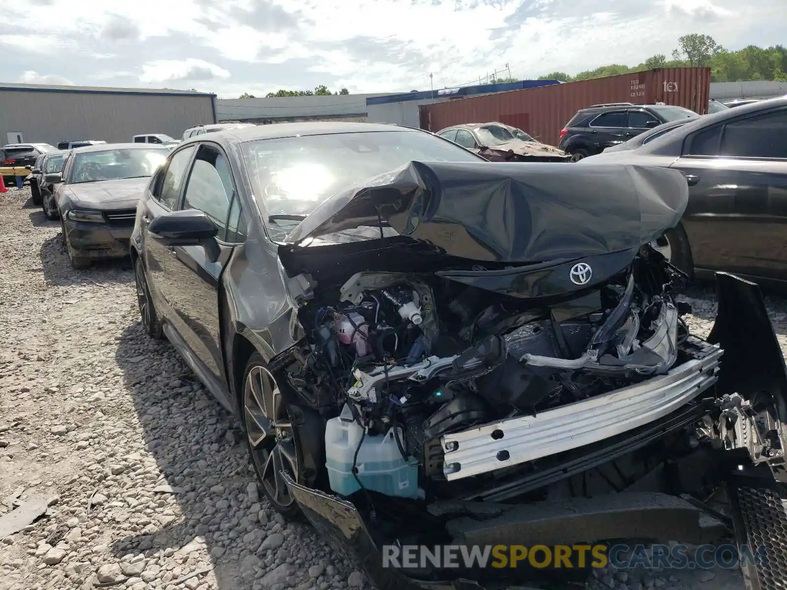 1 Photograph of a damaged car JTDS4MCE4MJ079815 TOYOTA COROLLA 2021