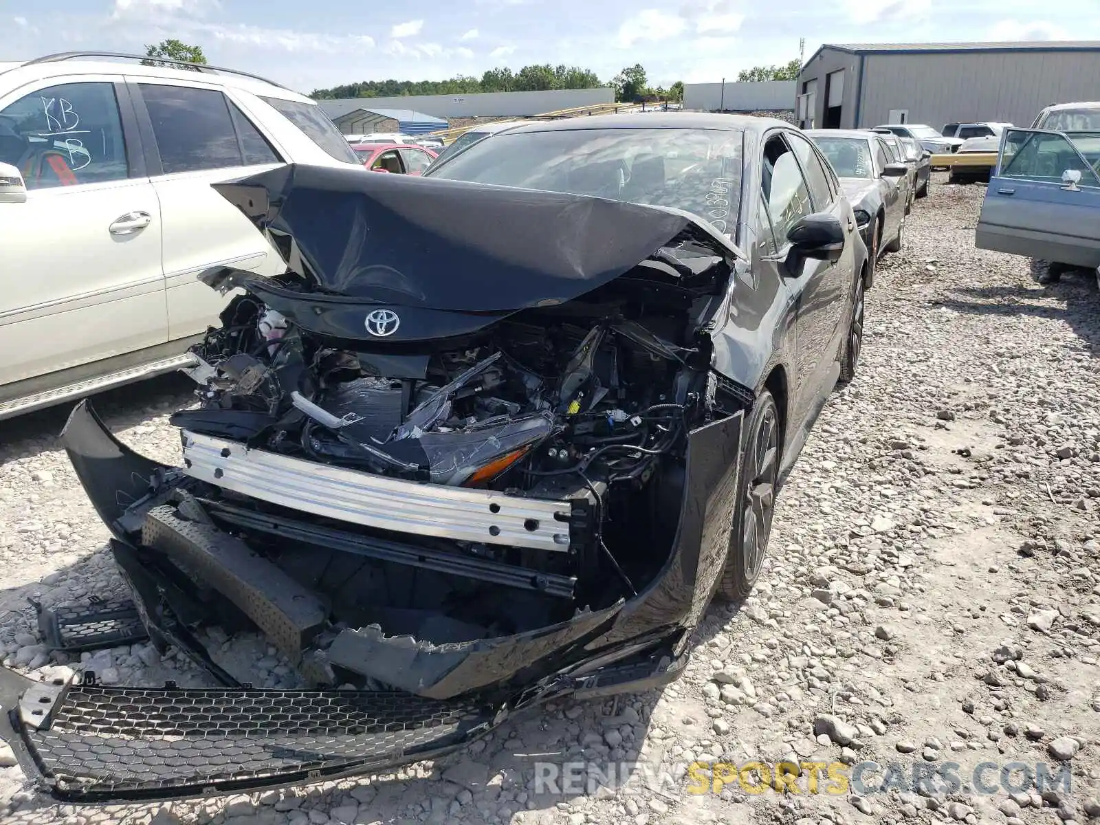 2 Photograph of a damaged car JTDS4MCE4MJ079815 TOYOTA COROLLA 2021