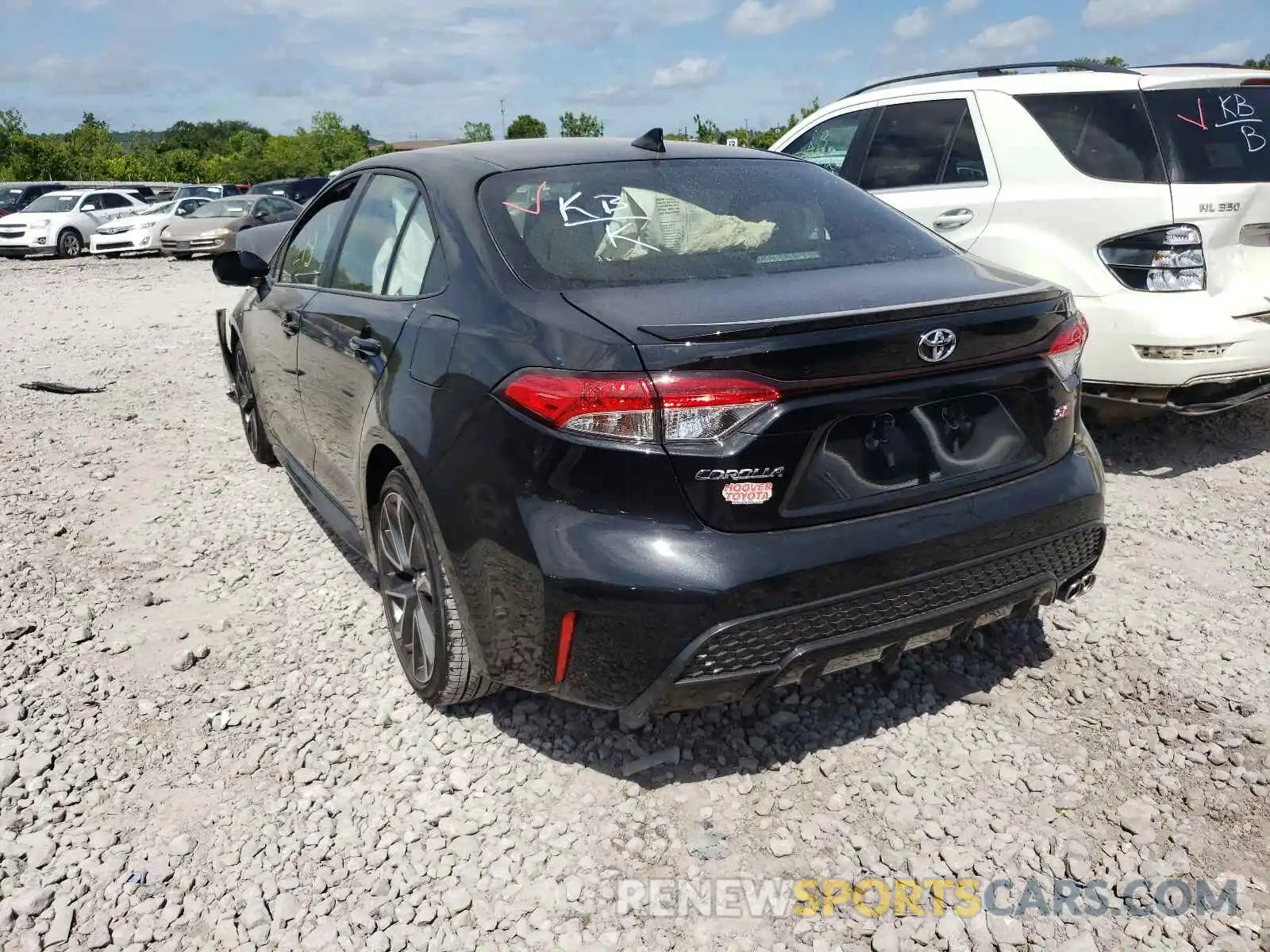 3 Photograph of a damaged car JTDS4MCE4MJ079815 TOYOTA COROLLA 2021