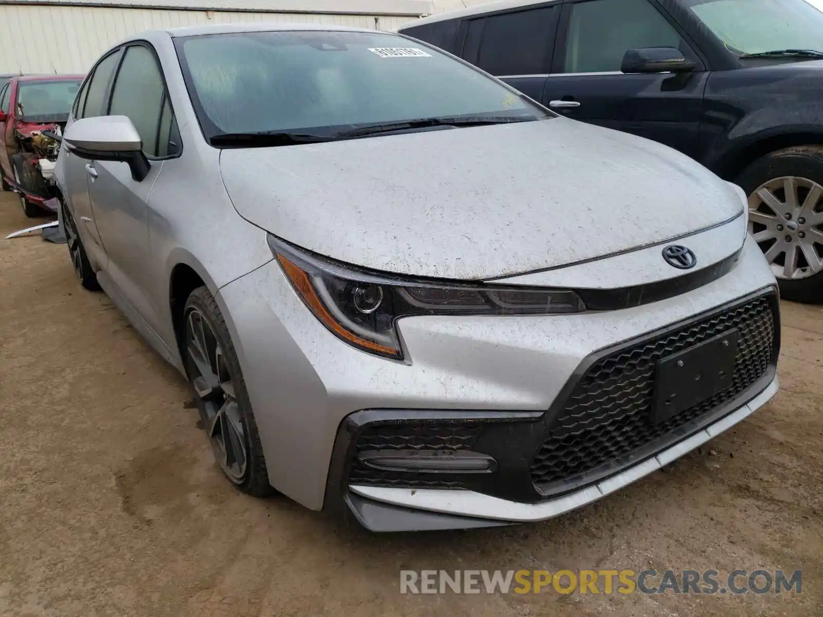 1 Photograph of a damaged car JTDS4MCE5MJ054695 TOYOTA COROLLA 2021