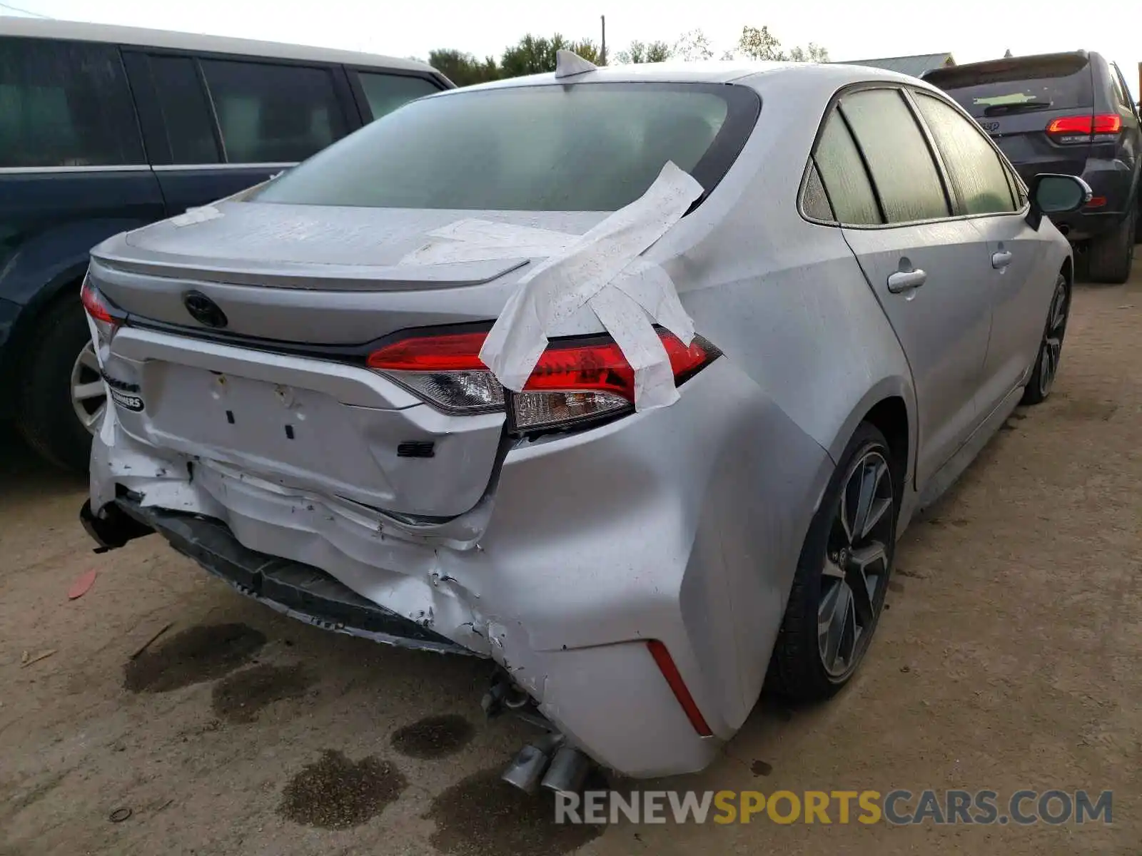 4 Photograph of a damaged car JTDS4MCE5MJ054695 TOYOTA COROLLA 2021