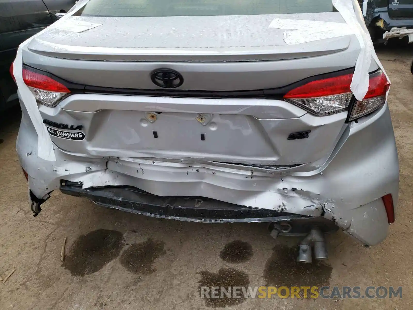 9 Photograph of a damaged car JTDS4MCE5MJ054695 TOYOTA COROLLA 2021