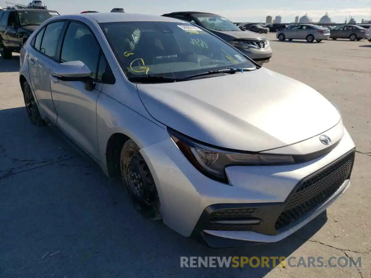 1 Photograph of a damaged car JTDS4MCE5MJ055491 TOYOTA COROLLA 2021