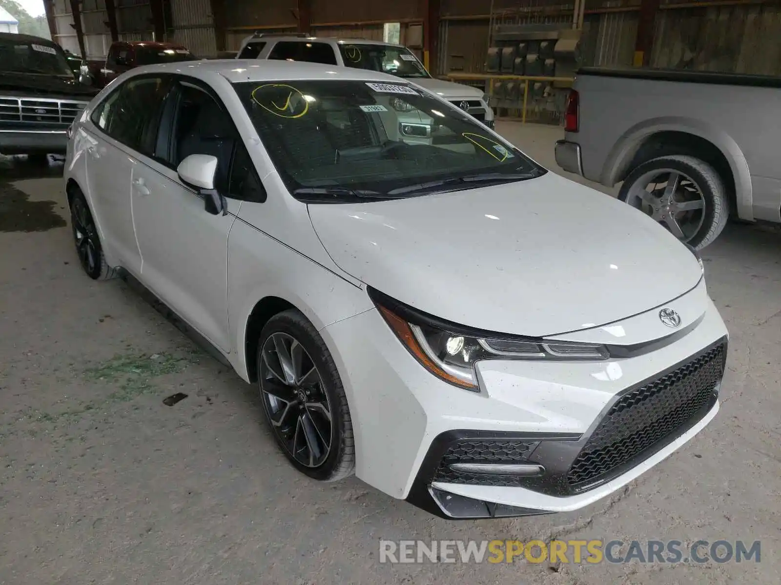 1 Photograph of a damaged car JTDS4MCE5MJ055765 TOYOTA COROLLA 2021