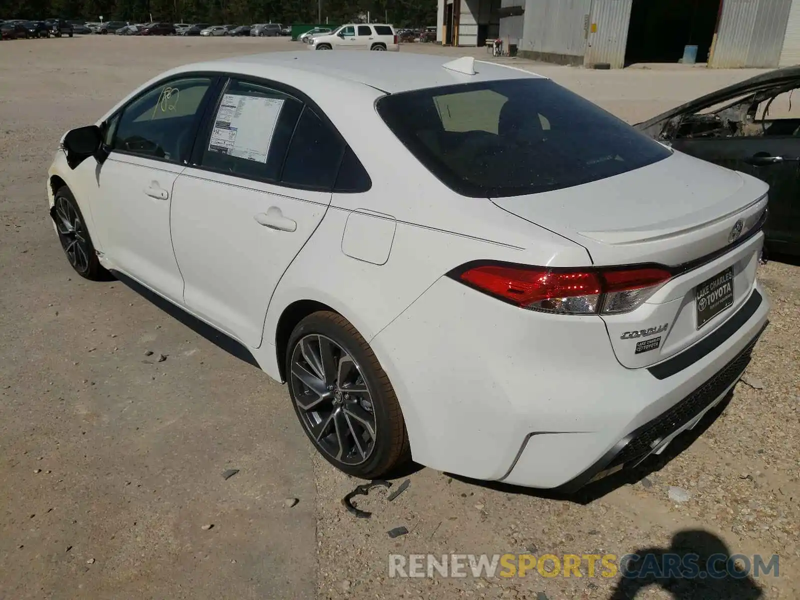 3 Photograph of a damaged car JTDS4MCE5MJ055765 TOYOTA COROLLA 2021