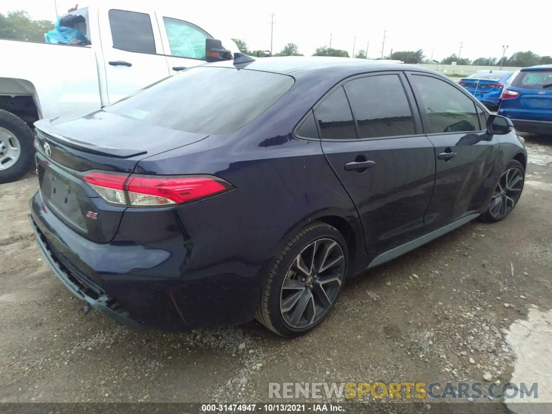 4 Photograph of a damaged car JTDS4MCE5MJ055894 TOYOTA COROLLA 2021