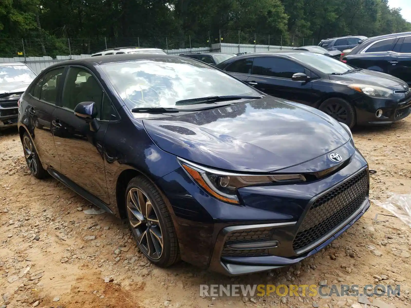 1 Photograph of a damaged car JTDS4MCE5MJ057600 TOYOTA COROLLA 2021