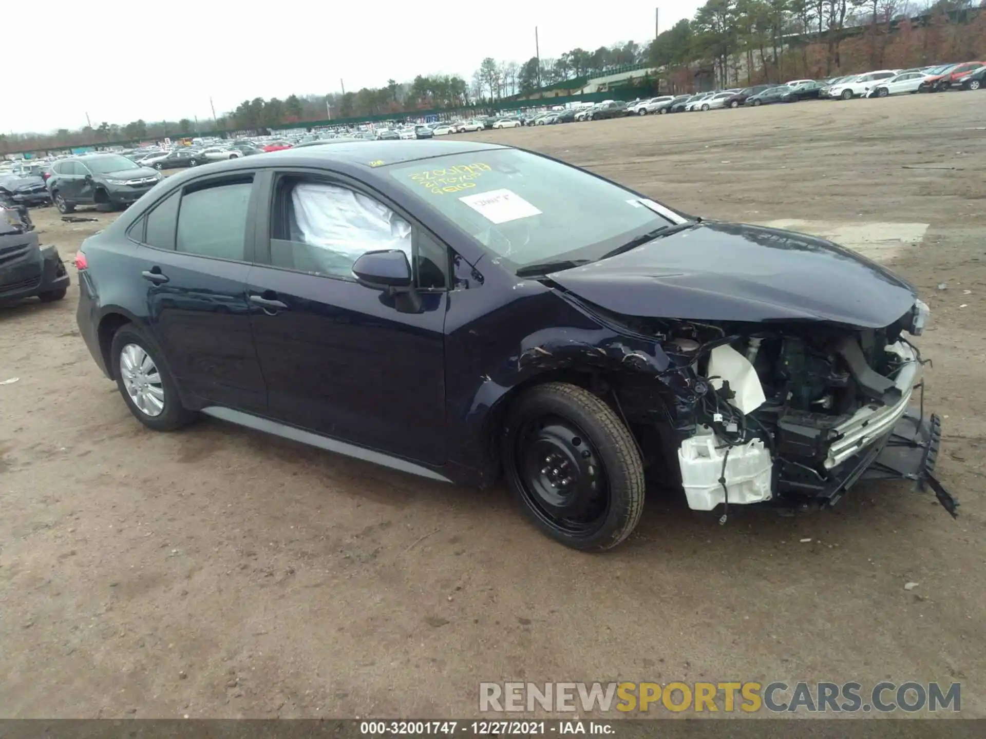 1 Photograph of a damaged car JTDS4MCE5MJ061131 TOYOTA COROLLA 2021