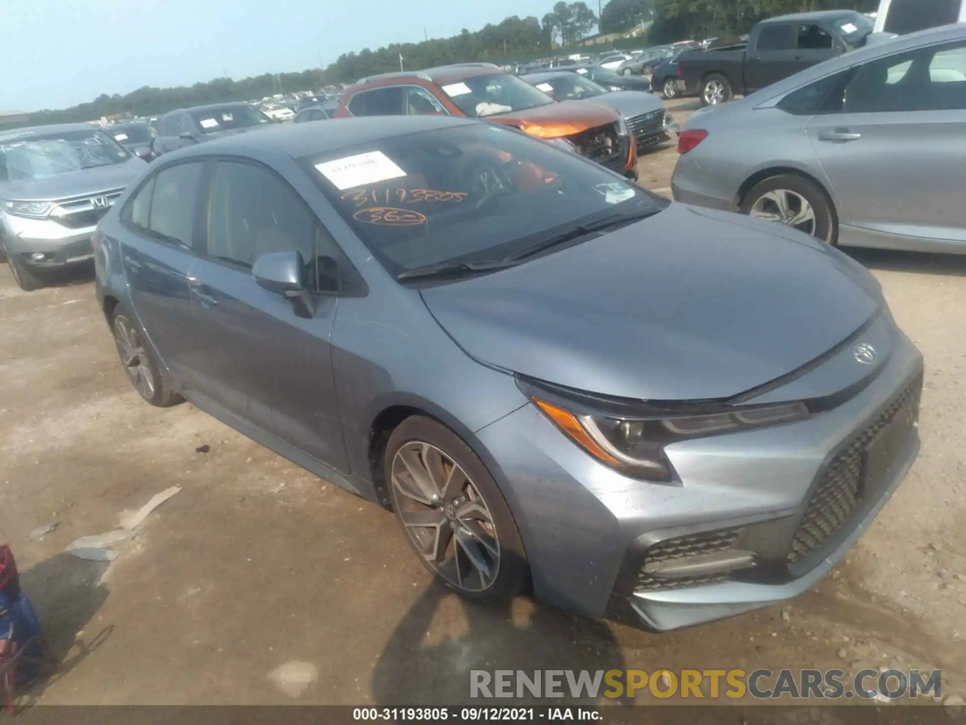 1 Photograph of a damaged car JTDS4MCE5MJ061517 TOYOTA COROLLA 2021