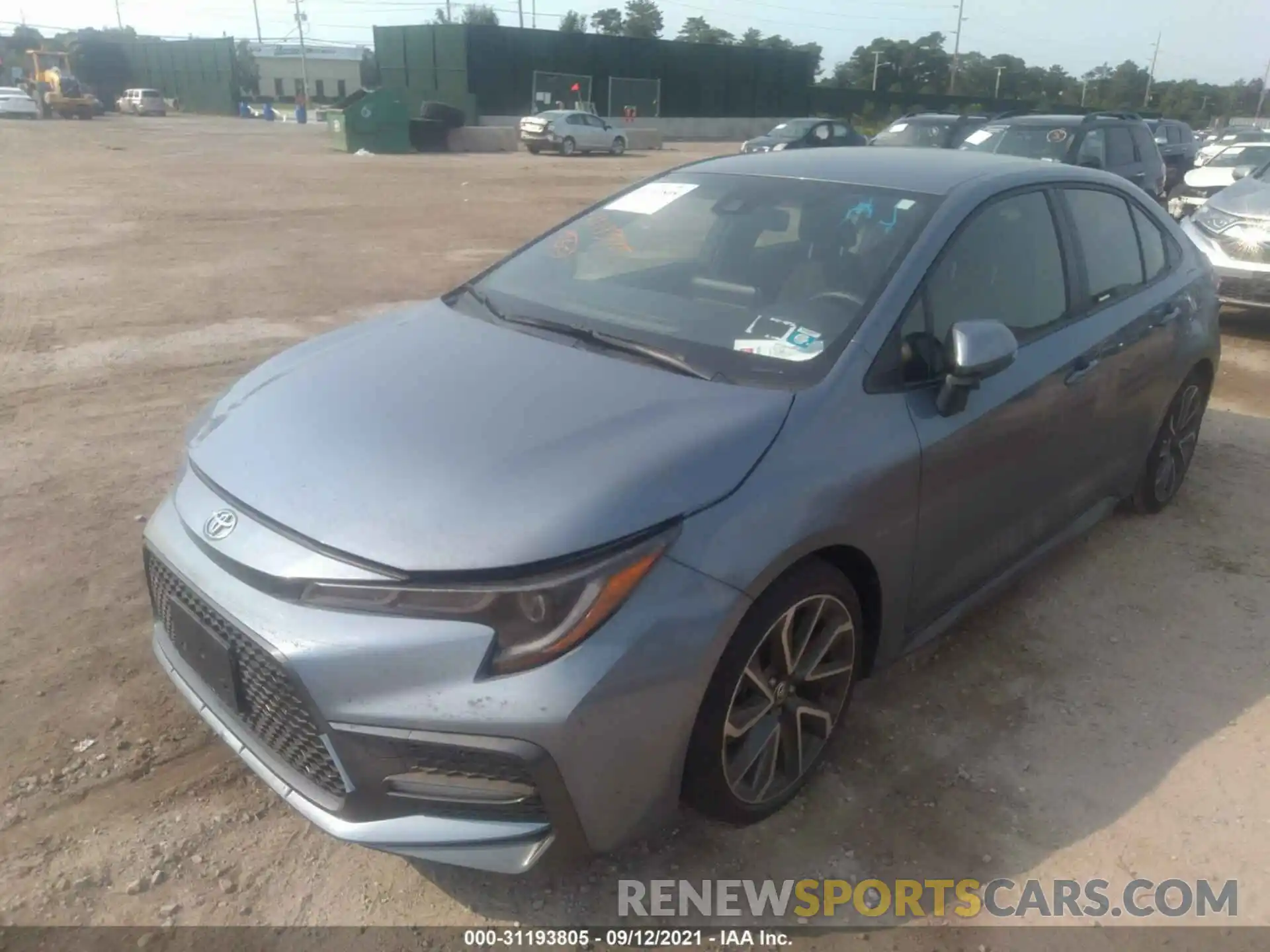 2 Photograph of a damaged car JTDS4MCE5MJ061517 TOYOTA COROLLA 2021