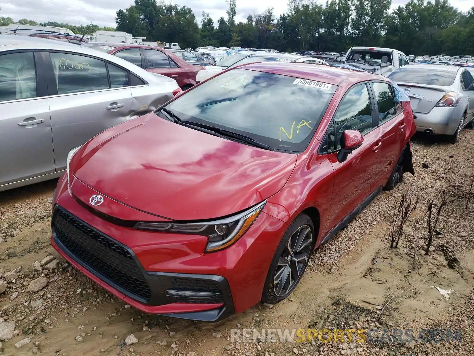 2 Photograph of a damaged car JTDS4MCE5MJ061601 TOYOTA COROLLA 2021