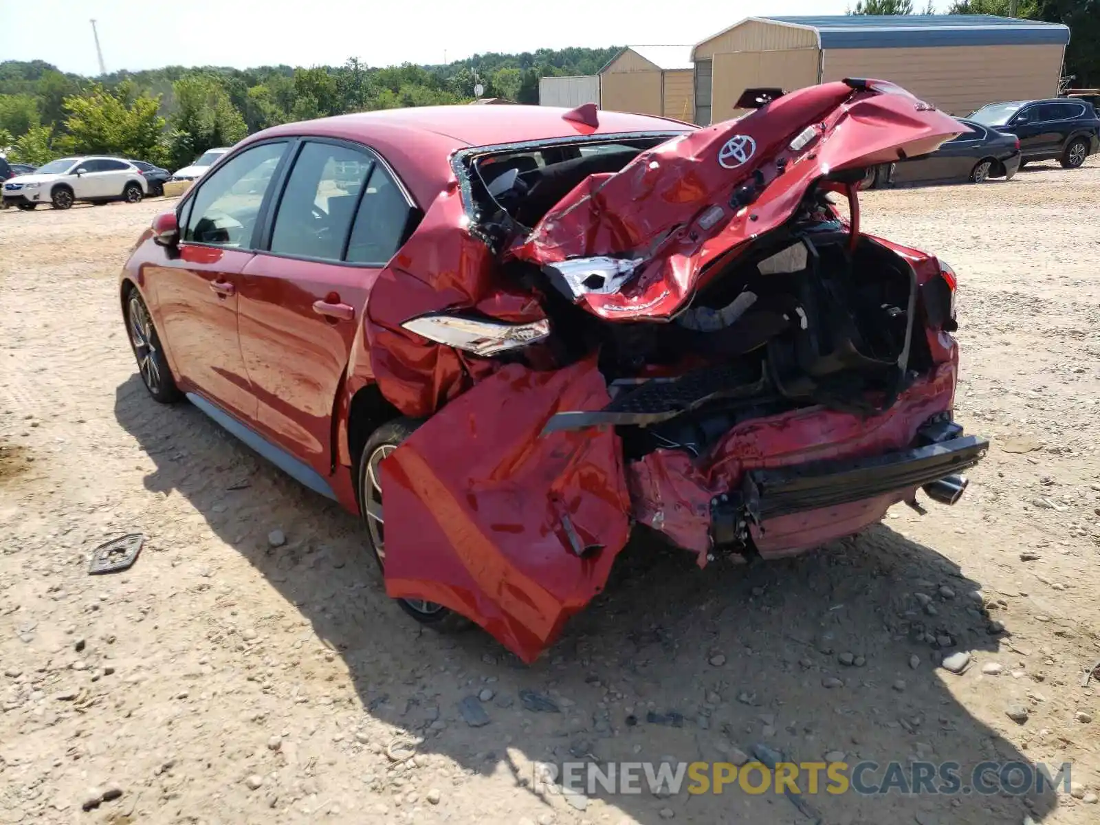 3 Photograph of a damaged car JTDS4MCE5MJ061601 TOYOTA COROLLA 2021