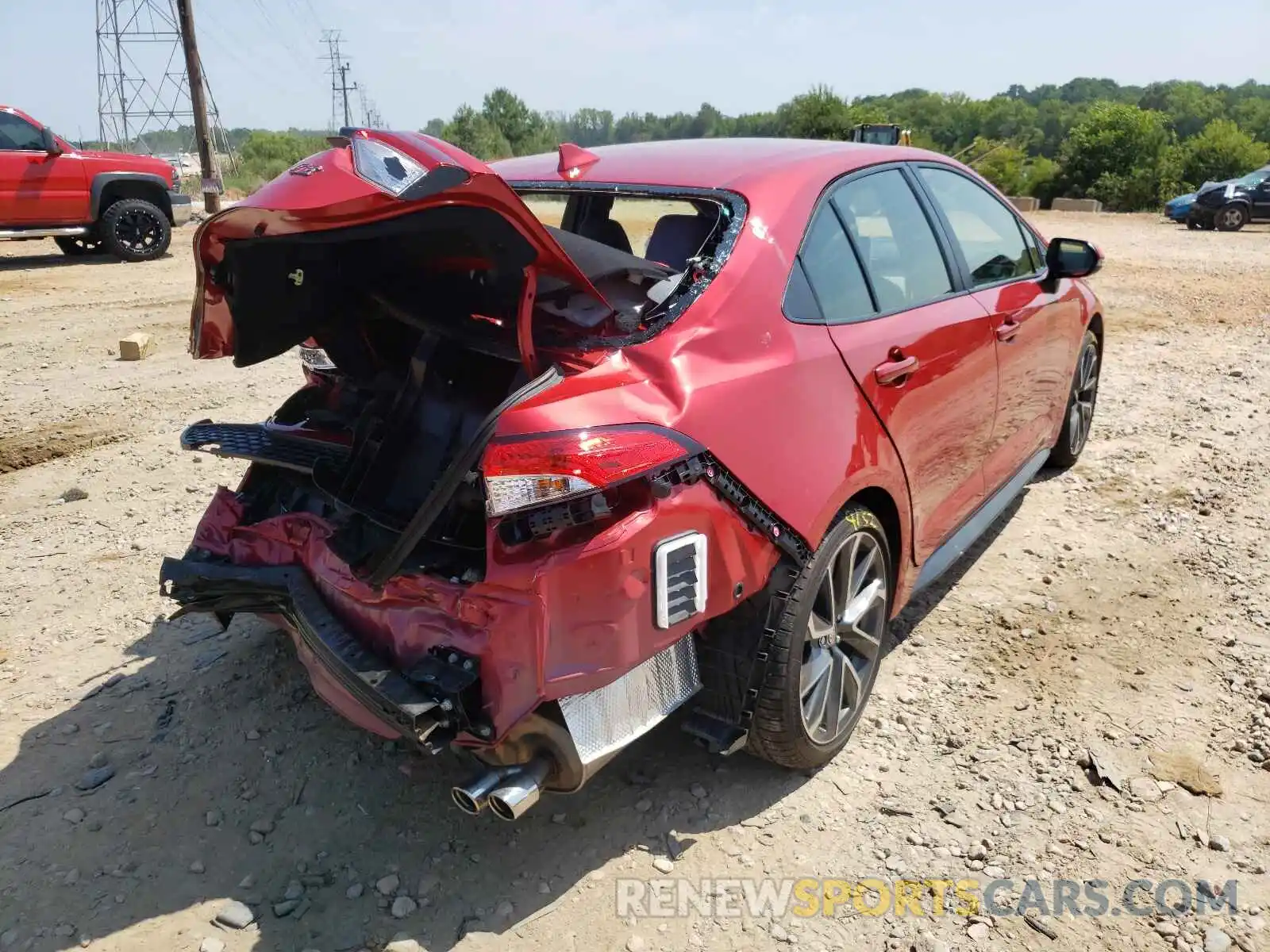 4 Photograph of a damaged car JTDS4MCE5MJ061601 TOYOTA COROLLA 2021