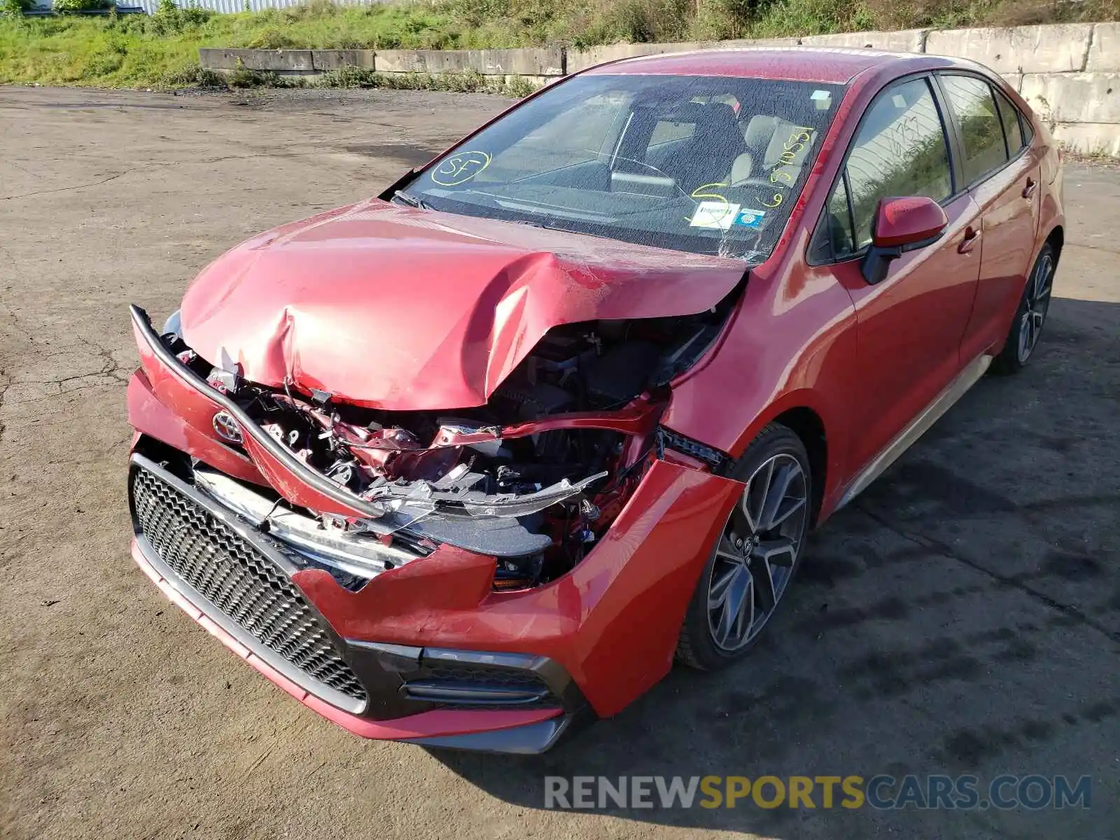 2 Photograph of a damaged car JTDS4MCE5MJ061940 TOYOTA COROLLA 2021