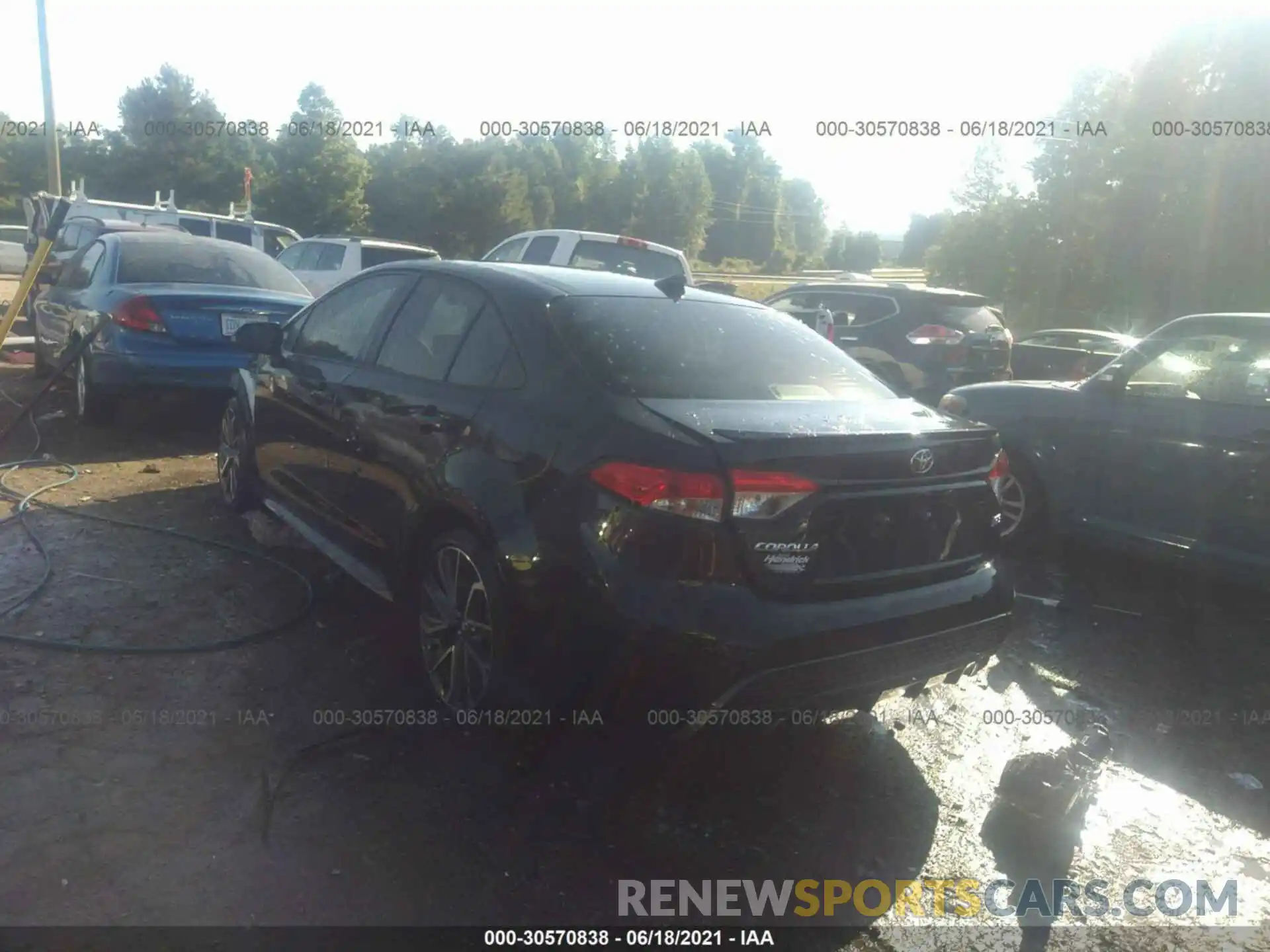 3 Photograph of a damaged car JTDS4MCE5MJ062067 TOYOTA COROLLA 2021