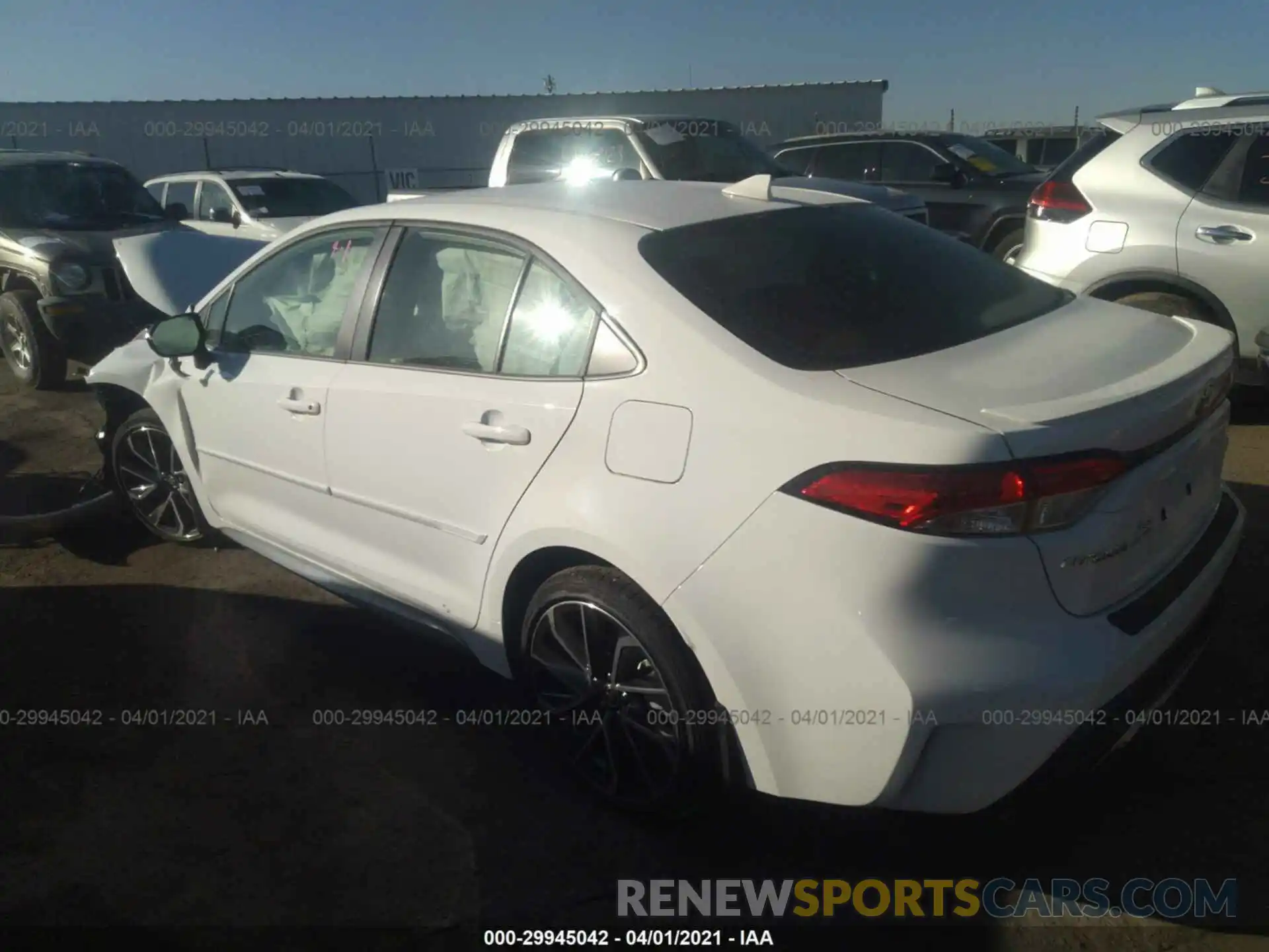 3 Photograph of a damaged car JTDS4MCE5MJ062215 TOYOTA COROLLA 2021