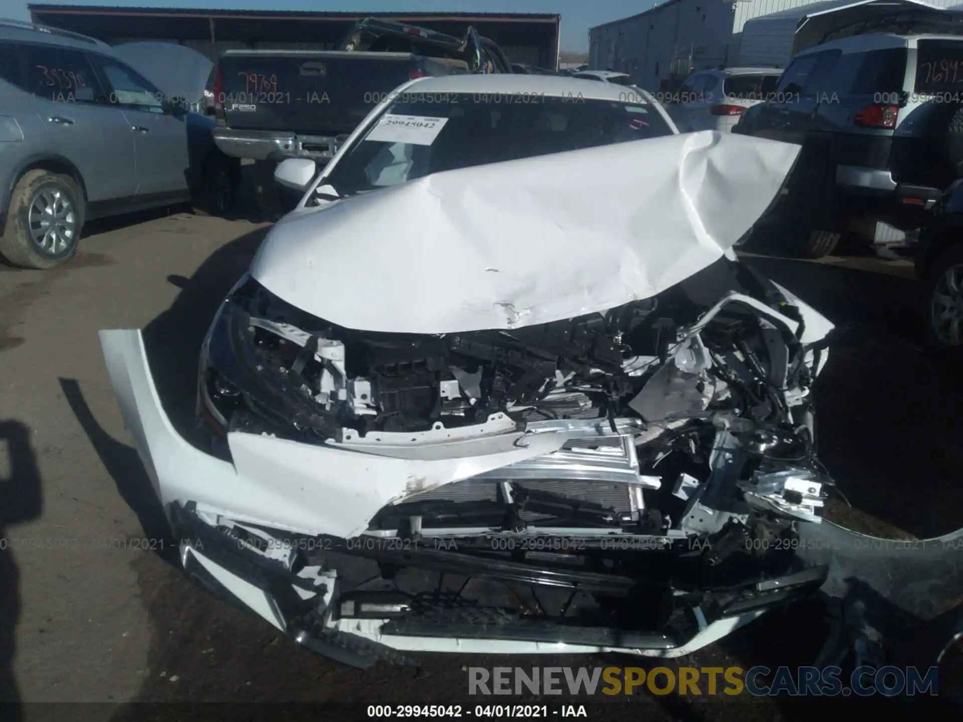 6 Photograph of a damaged car JTDS4MCE5MJ062215 TOYOTA COROLLA 2021