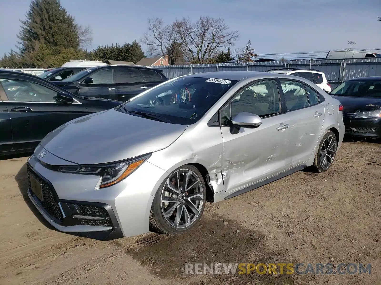 2 Photograph of a damaged car JTDS4MCE5MJ063526 TOYOTA COROLLA 2021