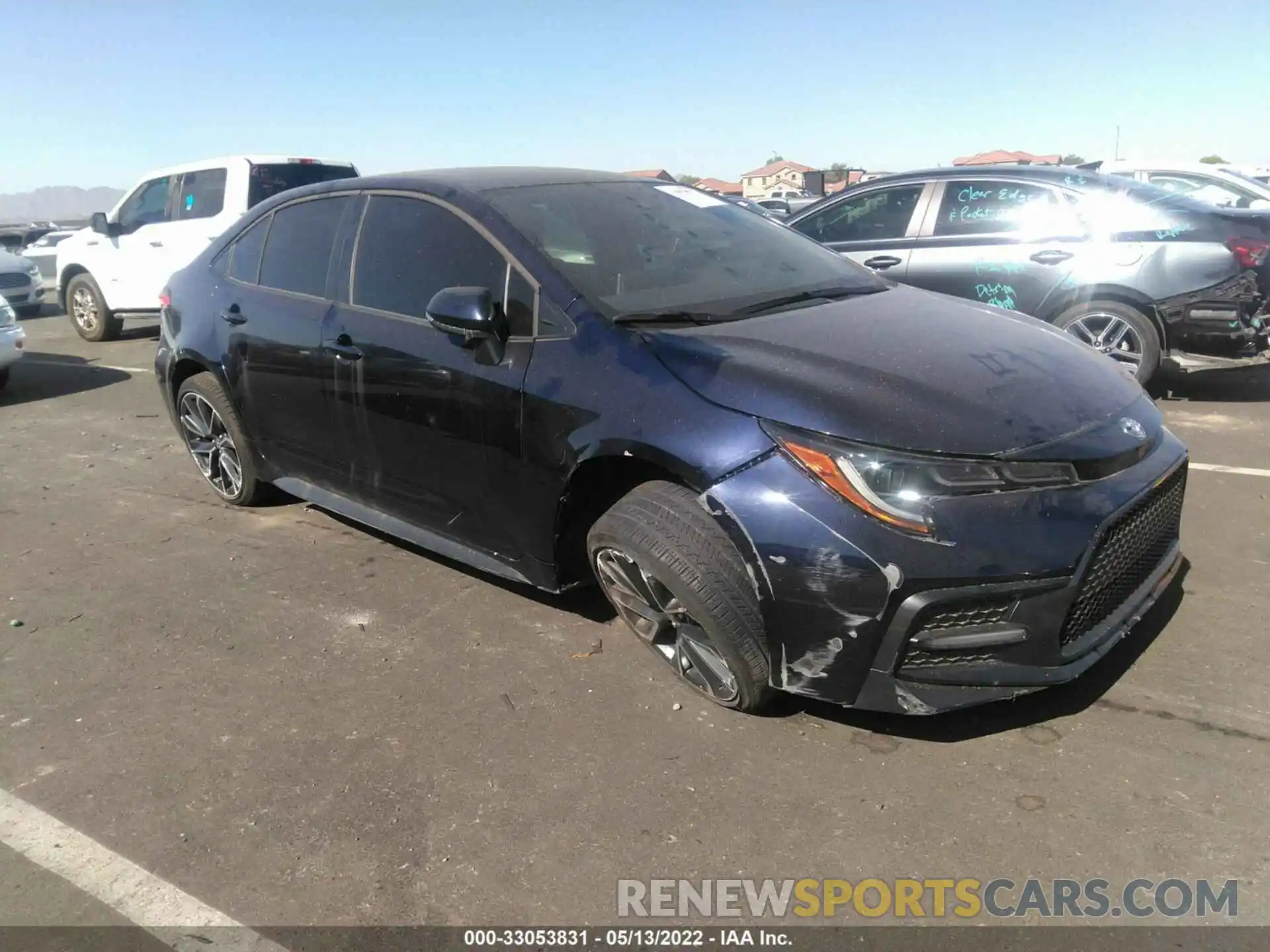 1 Photograph of a damaged car JTDS4MCE5MJ065017 TOYOTA COROLLA 2021