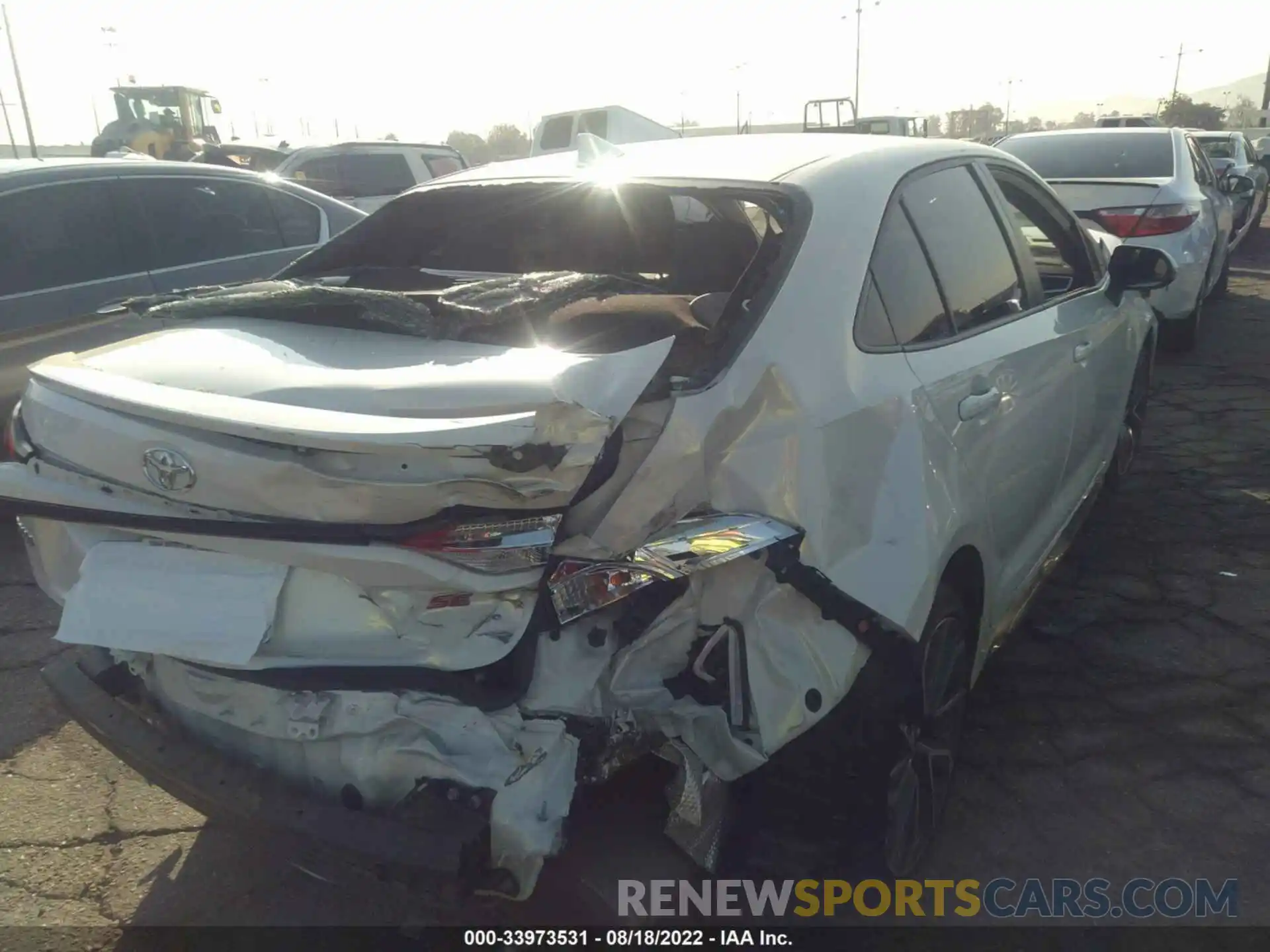 4 Photograph of a damaged car JTDS4MCE5MJ065079 TOYOTA COROLLA 2021