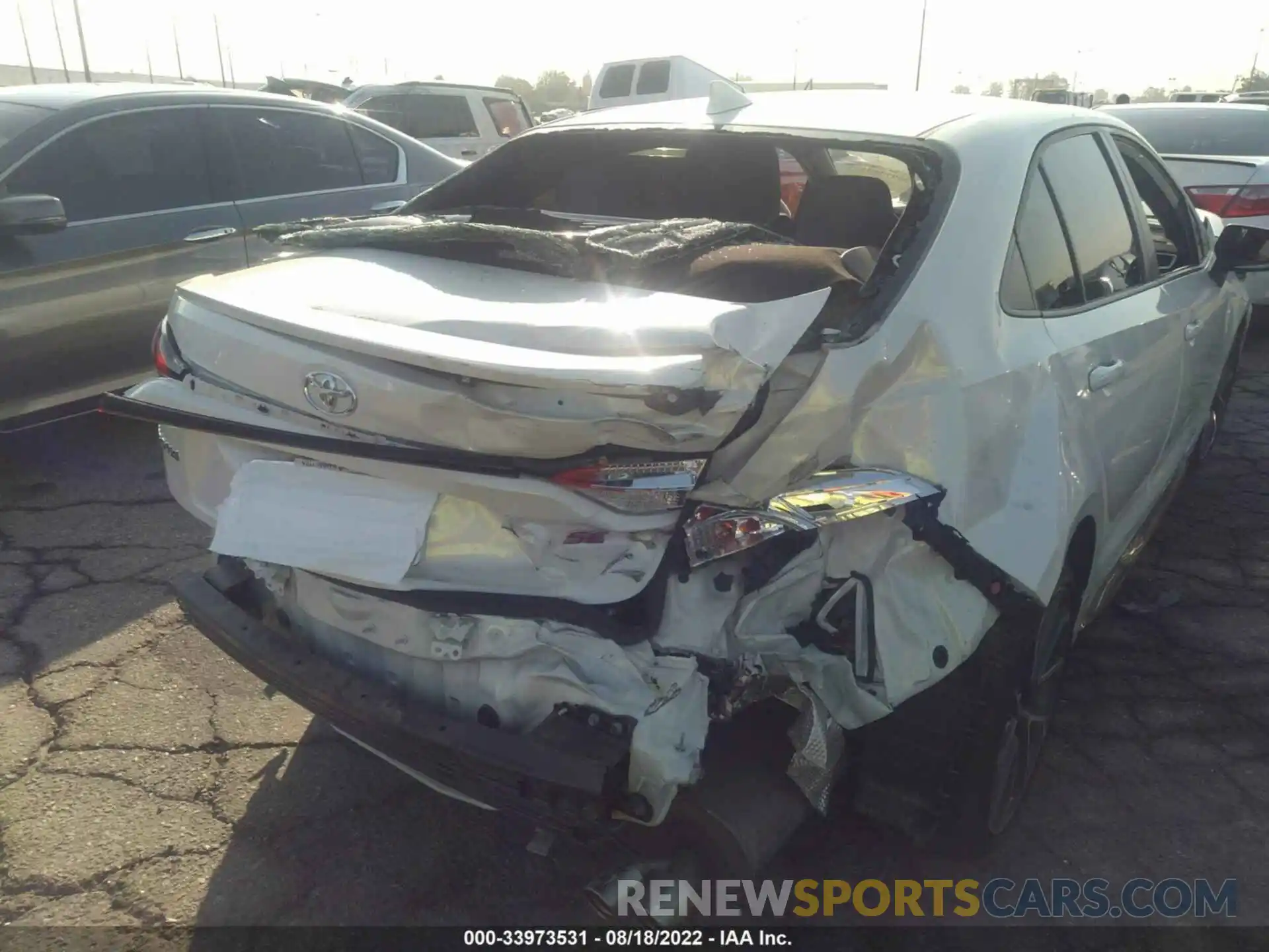 6 Photograph of a damaged car JTDS4MCE5MJ065079 TOYOTA COROLLA 2021