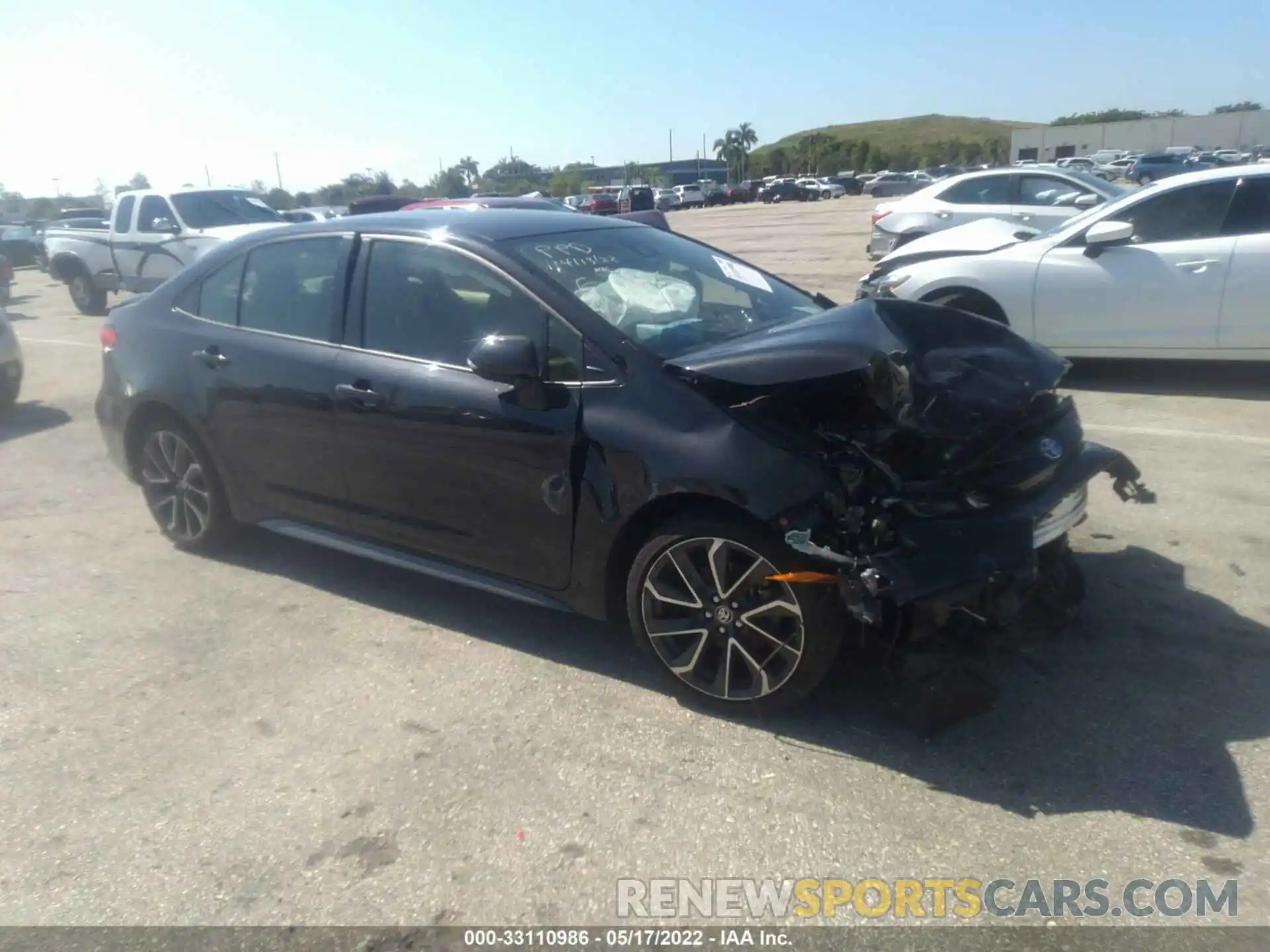 1 Photograph of a damaged car JTDS4MCE5MJ065180 TOYOTA COROLLA 2021