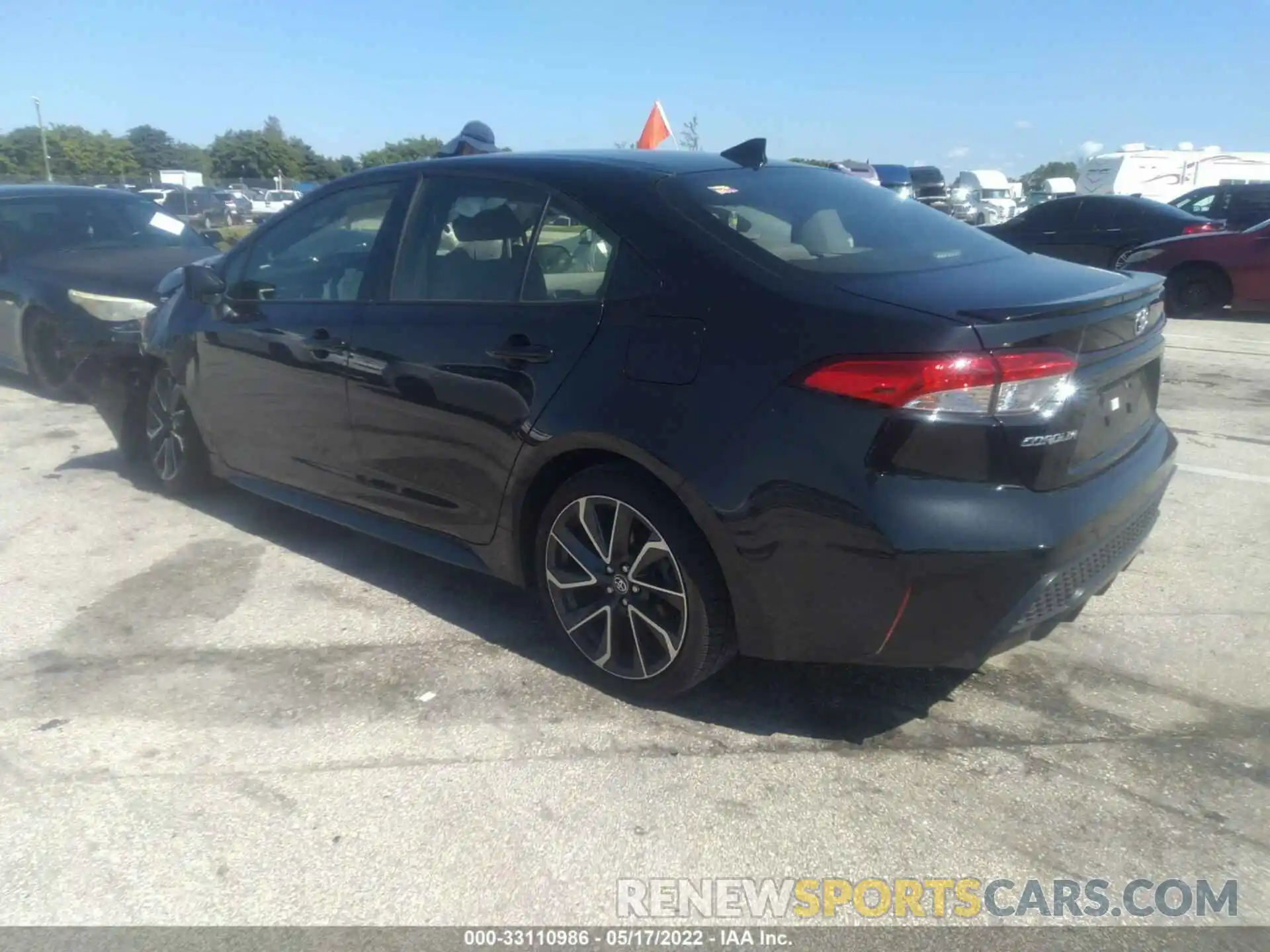 3 Photograph of a damaged car JTDS4MCE5MJ065180 TOYOTA COROLLA 2021