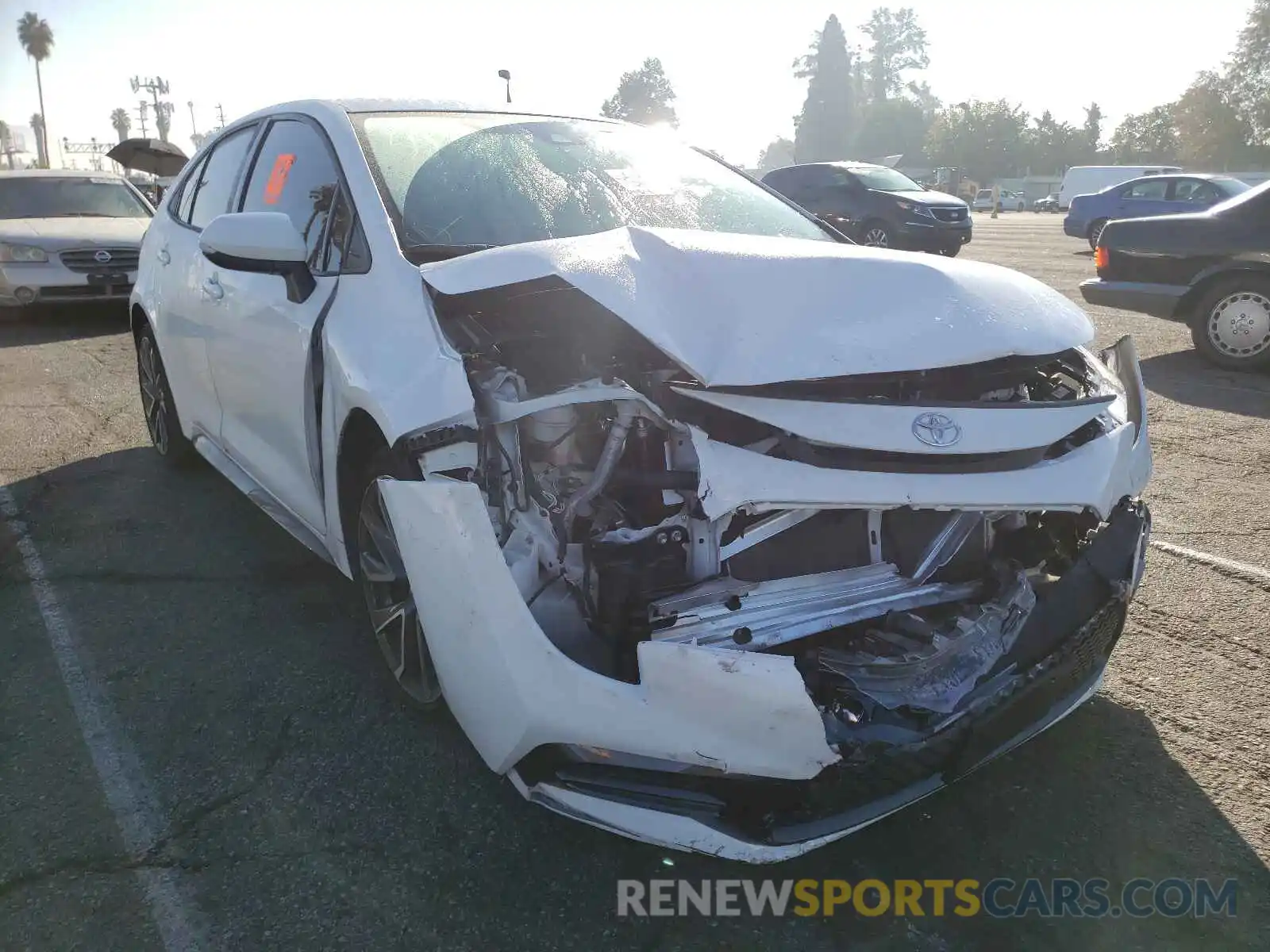 1 Photograph of a damaged car JTDS4MCE5MJ065695 TOYOTA COROLLA 2021