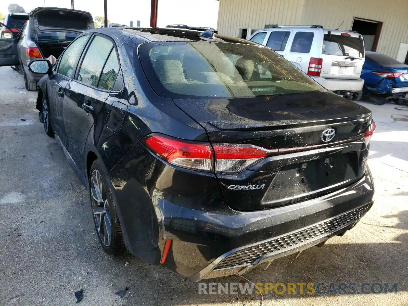 3 Photograph of a damaged car JTDS4MCE5MJ066961 TOYOTA COROLLA 2021