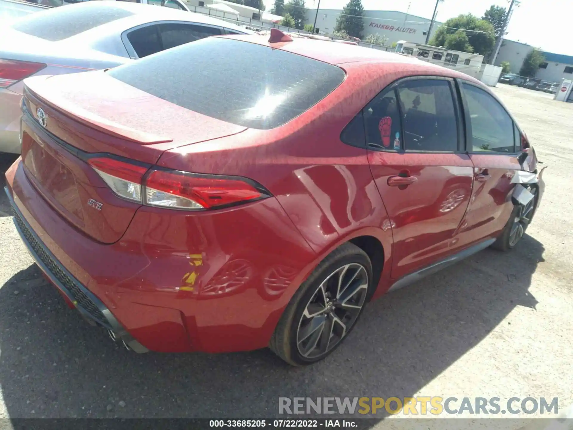 4 Photograph of a damaged car JTDS4MCE5MJ067558 TOYOTA COROLLA 2021