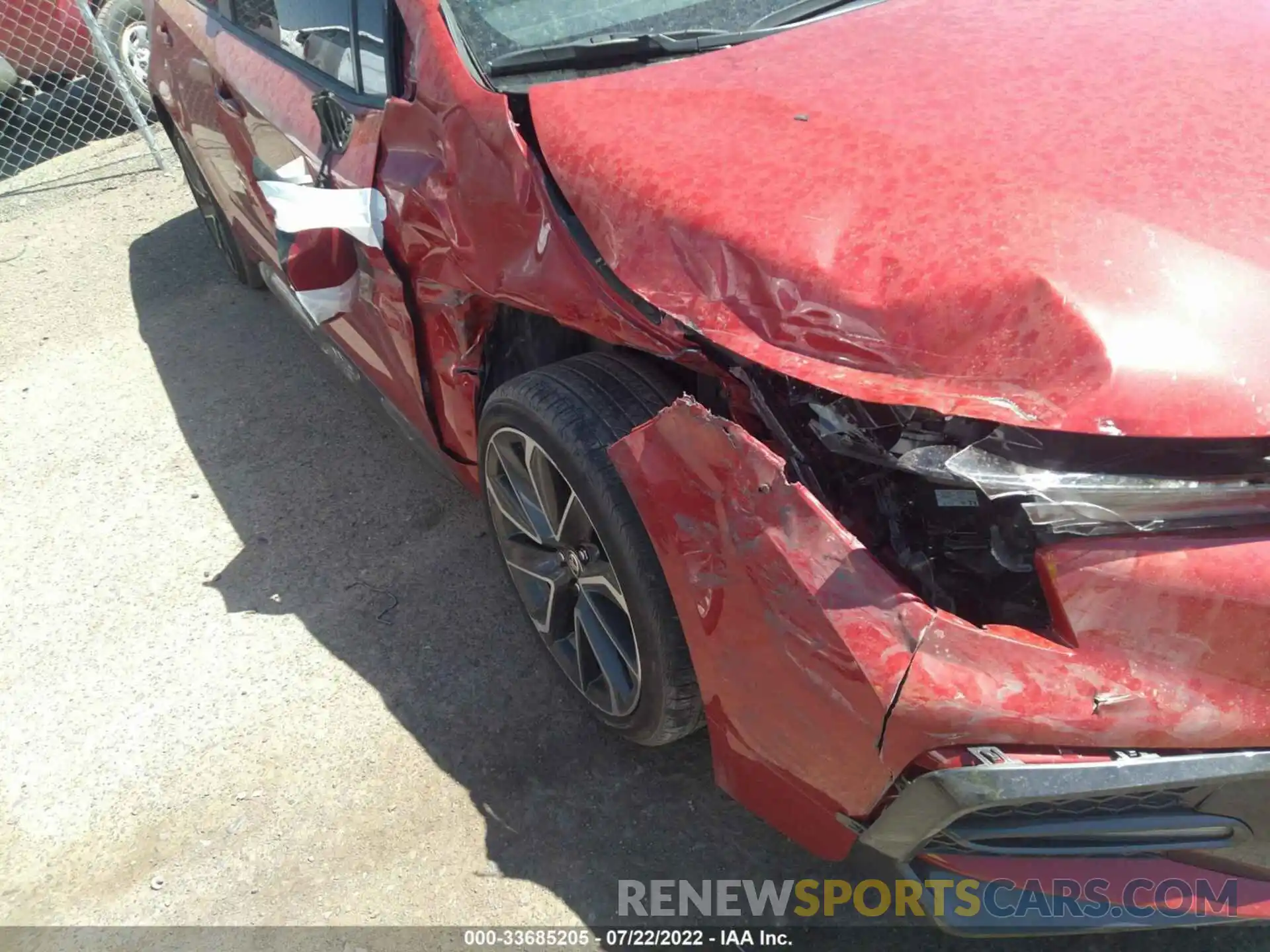 6 Photograph of a damaged car JTDS4MCE5MJ067558 TOYOTA COROLLA 2021