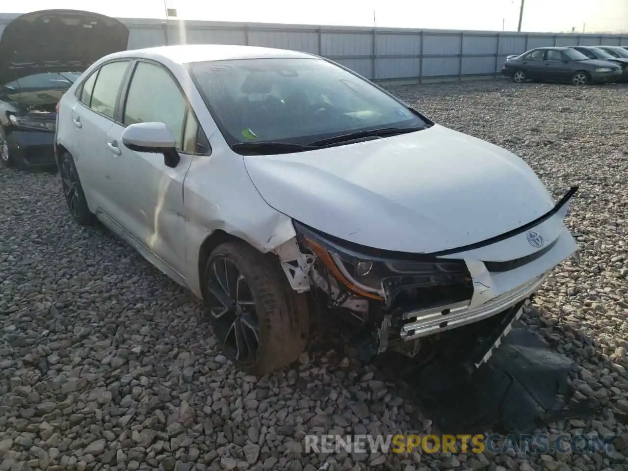 1 Photograph of a damaged car JTDS4MCE5MJ068435 TOYOTA COROLLA 2021