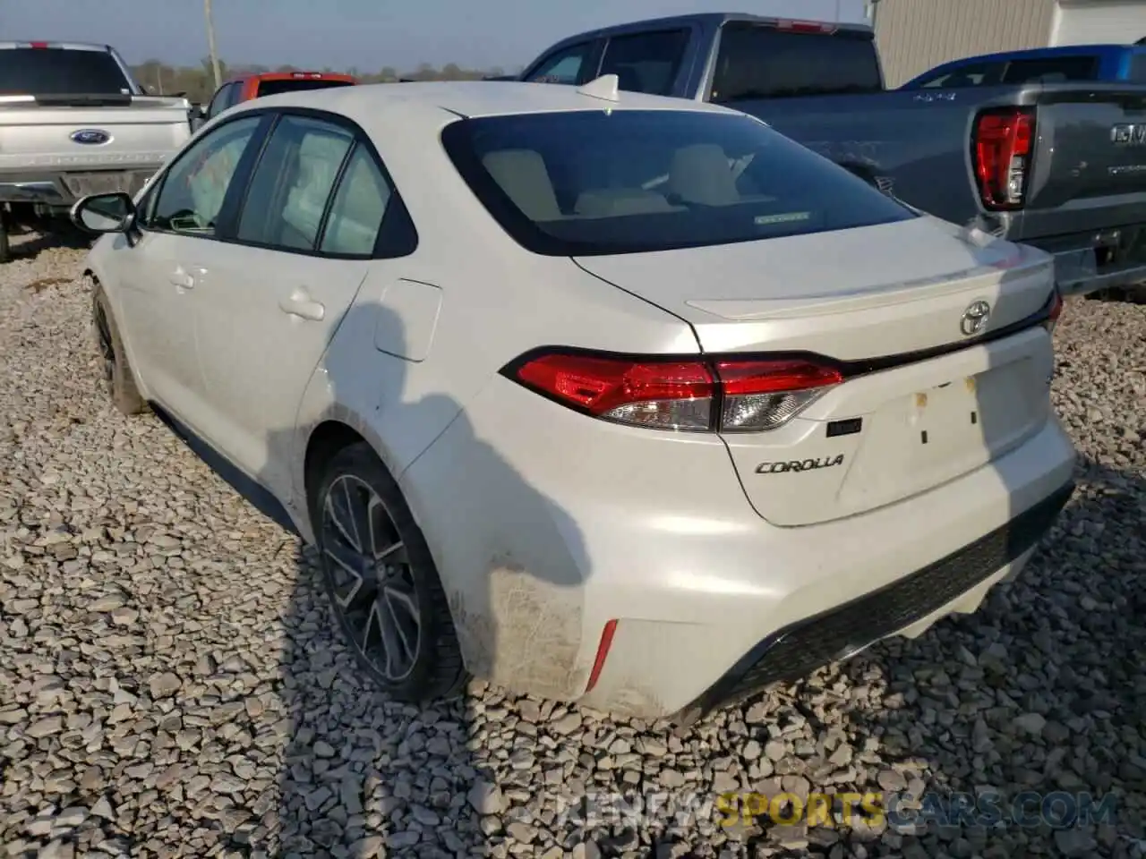 3 Photograph of a damaged car JTDS4MCE5MJ068435 TOYOTA COROLLA 2021