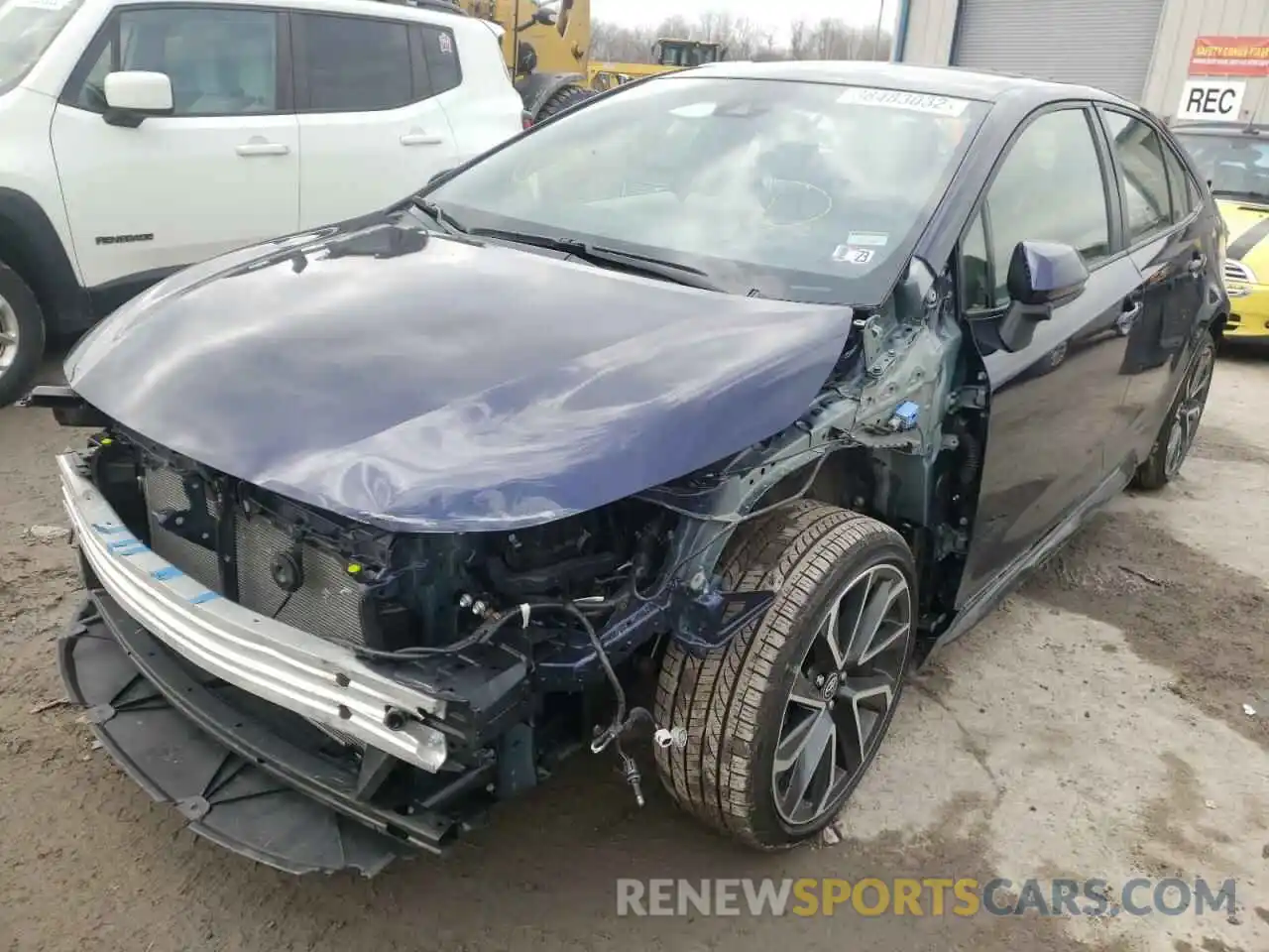 2 Photograph of a damaged car JTDS4MCE5MJ069472 TOYOTA COROLLA 2021