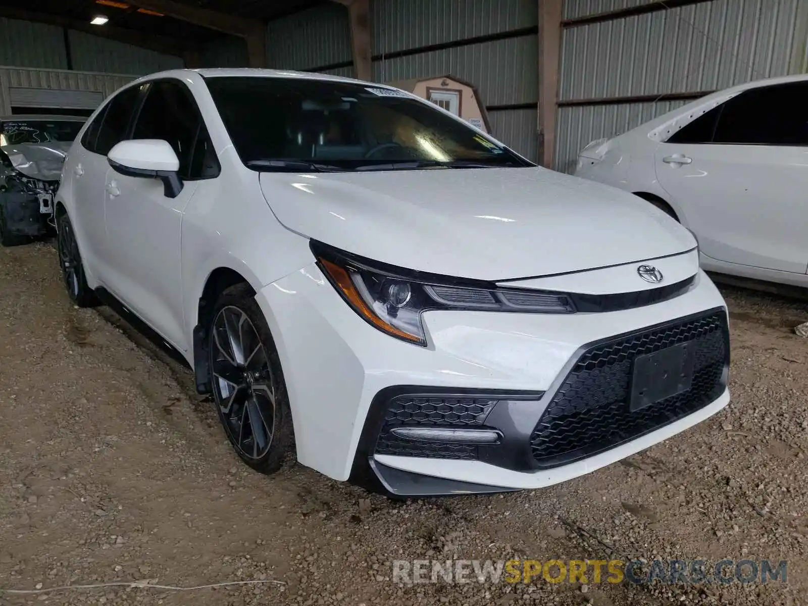 1 Photograph of a damaged car JTDS4MCE5MJ069634 TOYOTA COROLLA 2021