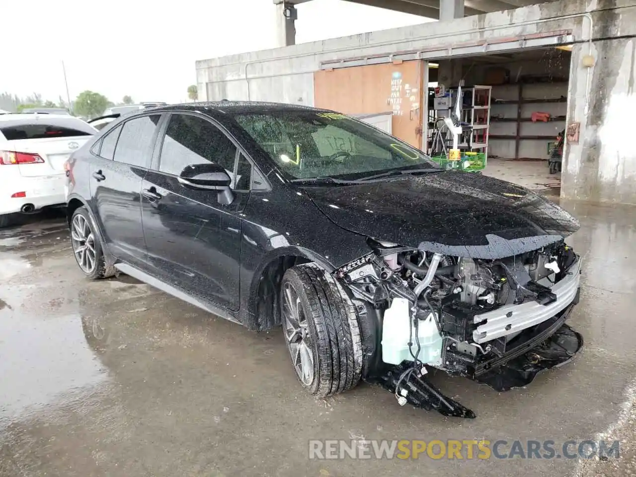 1 Photograph of a damaged car JTDS4MCE5MJ070167 TOYOTA COROLLA 2021