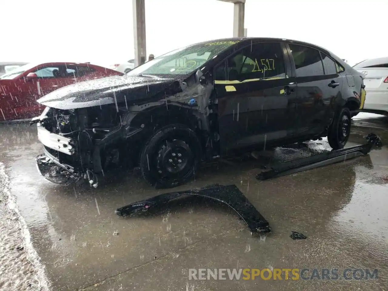 9 Photograph of a damaged car JTDS4MCE5MJ070167 TOYOTA COROLLA 2021