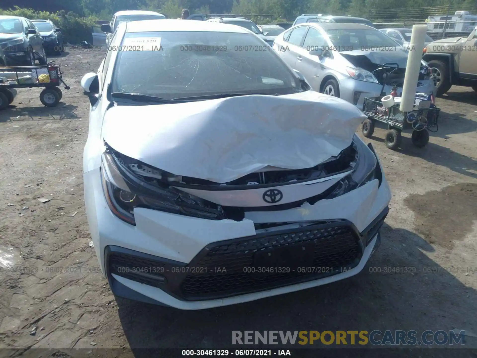 6 Photograph of a damaged car JTDS4MCE5MJ070251 TOYOTA COROLLA 2021