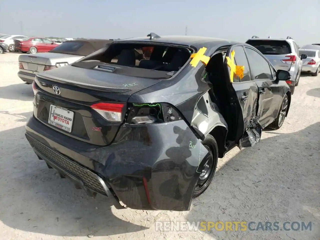 4 Photograph of a damaged car JTDS4MCE5MJ072629 TOYOTA COROLLA 2021