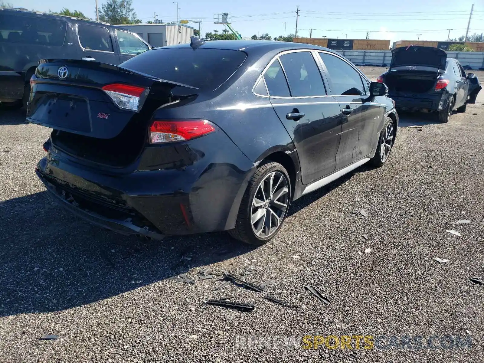 4 Photograph of a damaged car JTDS4MCE5MJ073120 TOYOTA COROLLA 2021