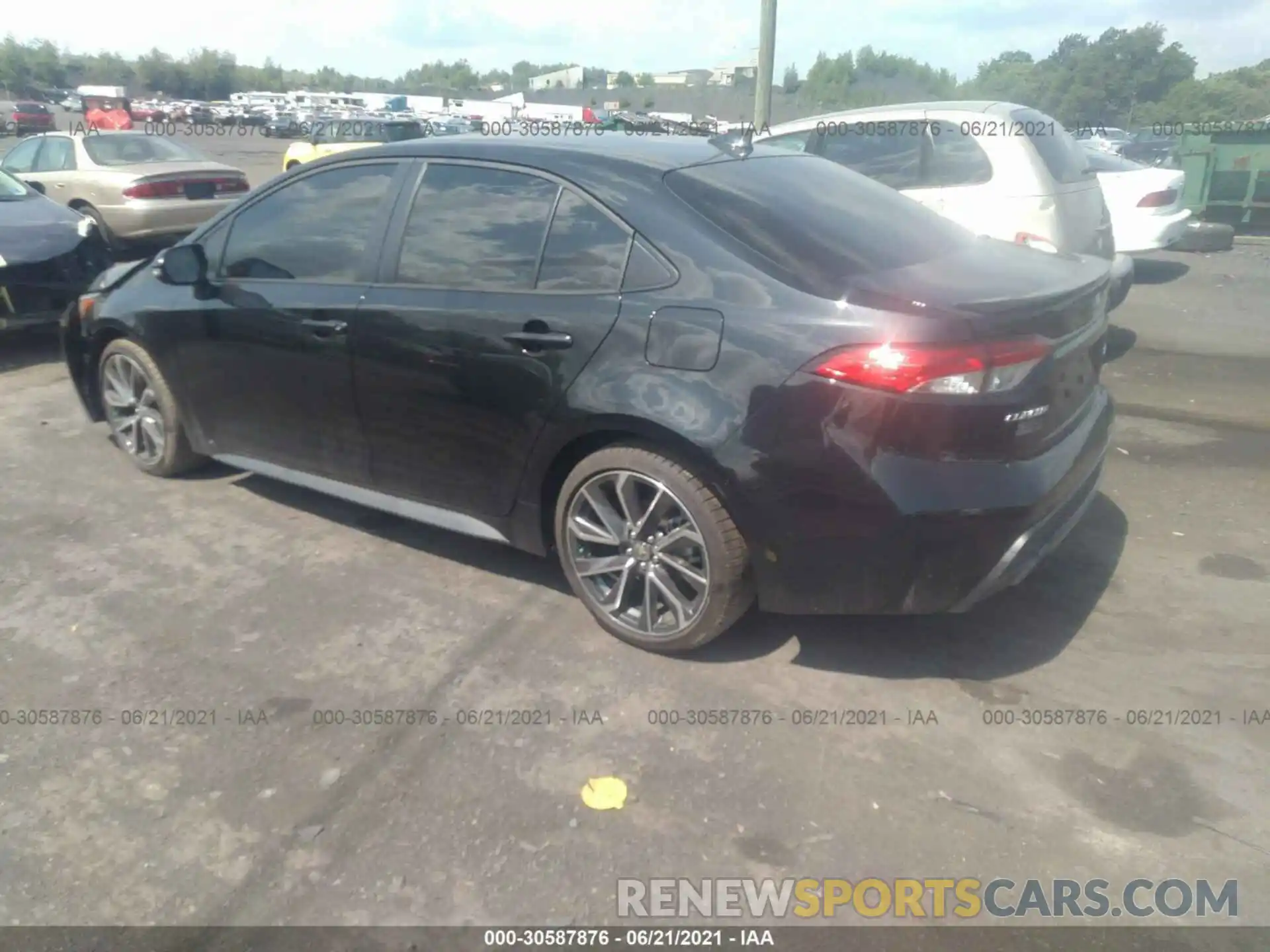 3 Photograph of a damaged car JTDS4MCE5MJ073487 TOYOTA COROLLA 2021