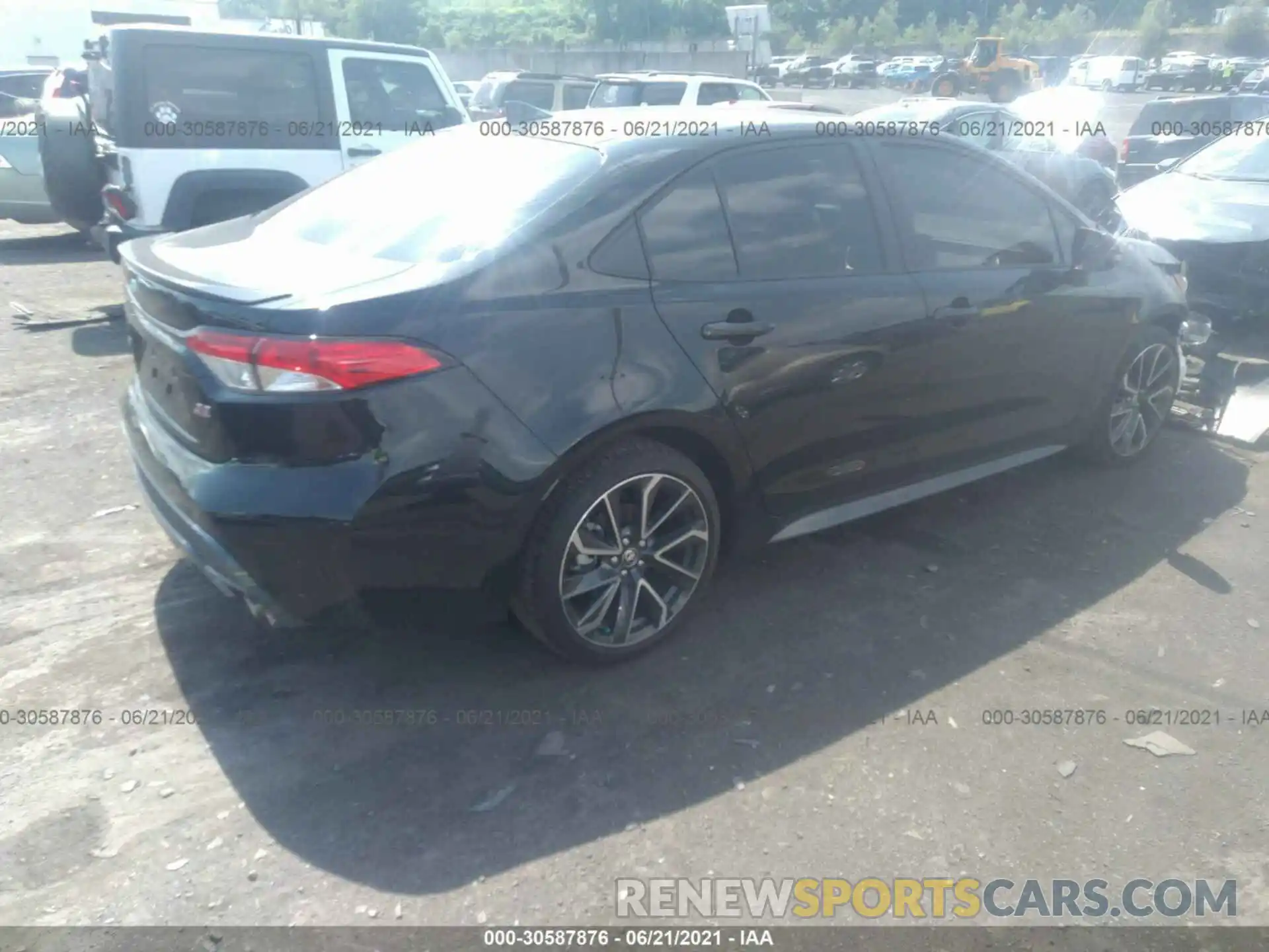 4 Photograph of a damaged car JTDS4MCE5MJ073487 TOYOTA COROLLA 2021