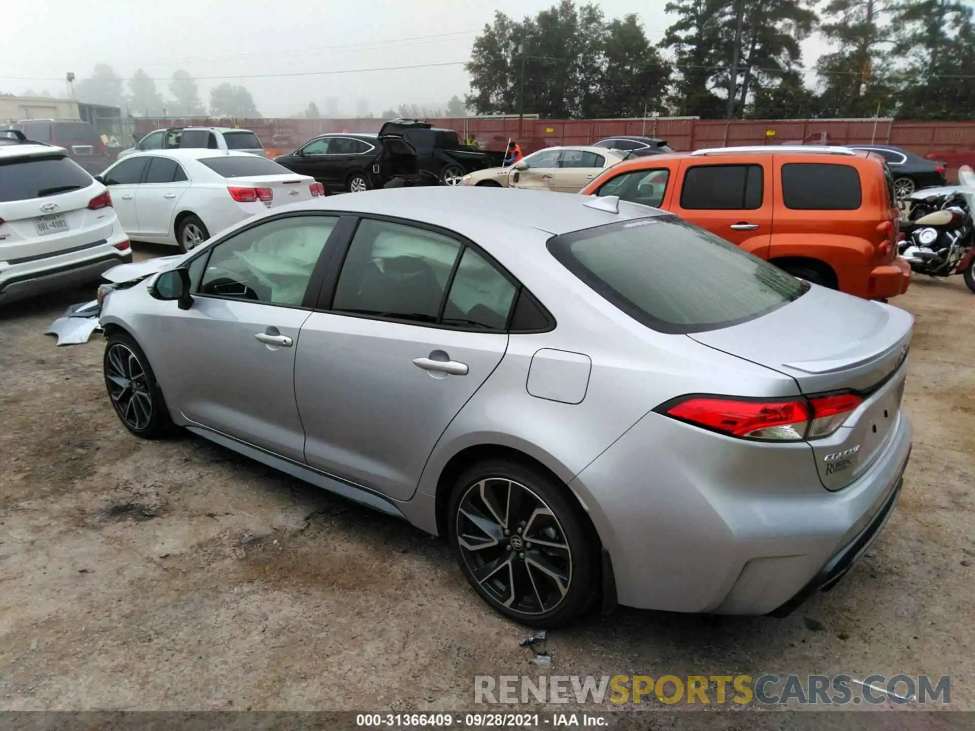 3 Photograph of a damaged car JTDS4MCE5MJ074168 TOYOTA COROLLA 2021