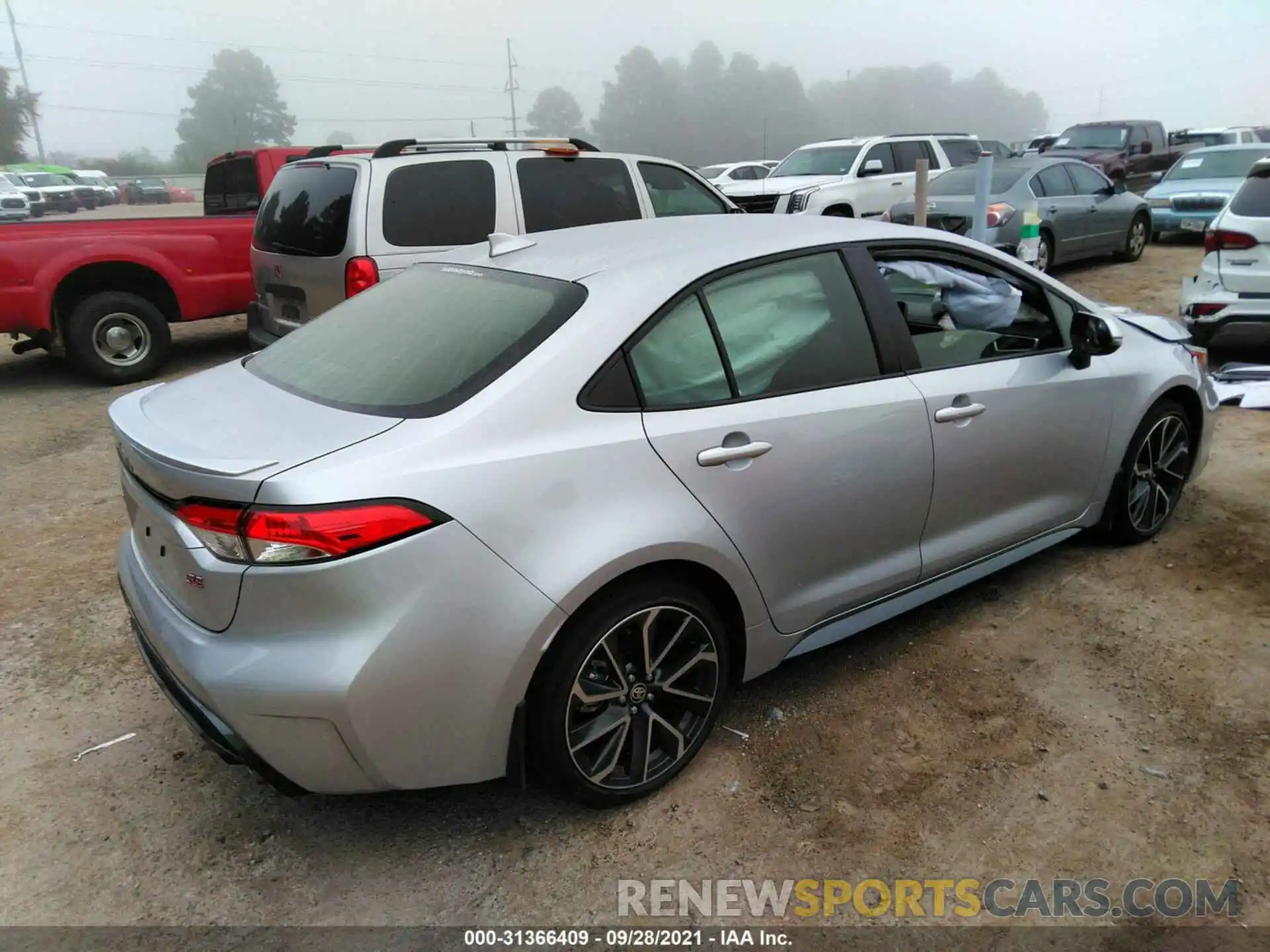 4 Photograph of a damaged car JTDS4MCE5MJ074168 TOYOTA COROLLA 2021